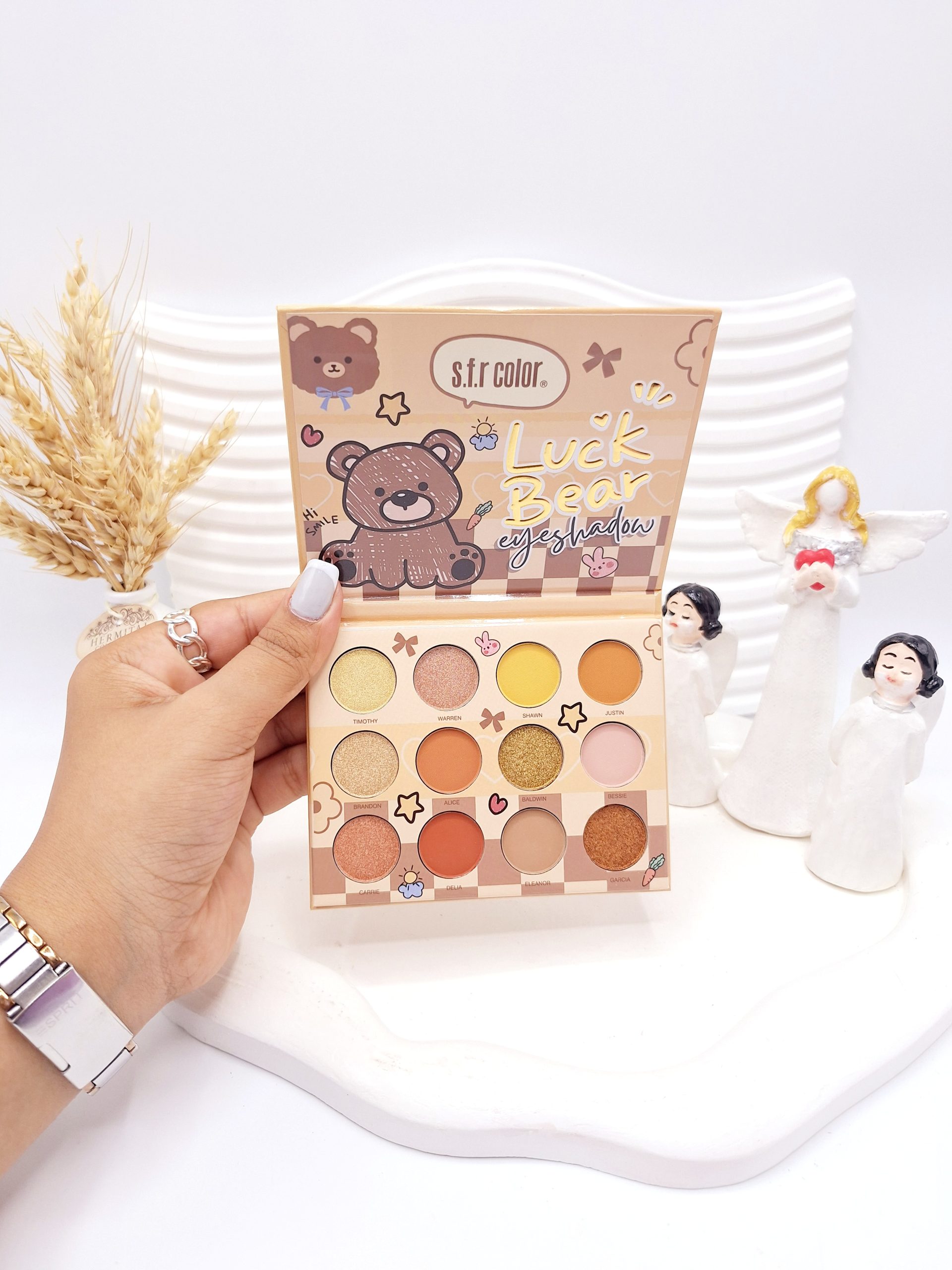 پالت سایه خرسی 12 رنگ تابستانه Sfr color کد 8119