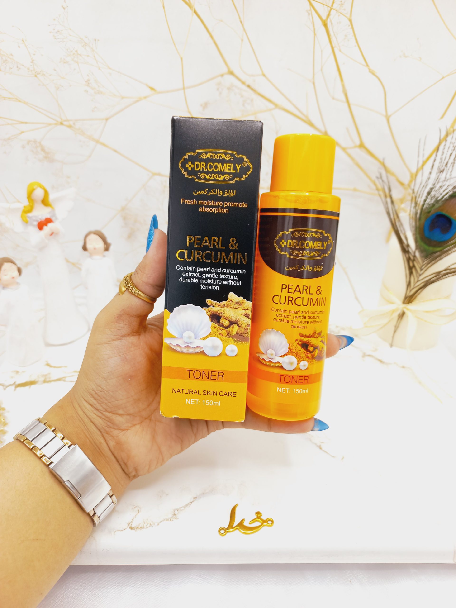 تونر مراقبت از پوست حاوی عصاره مروارید دکتر کاملی 150میل کد D5011