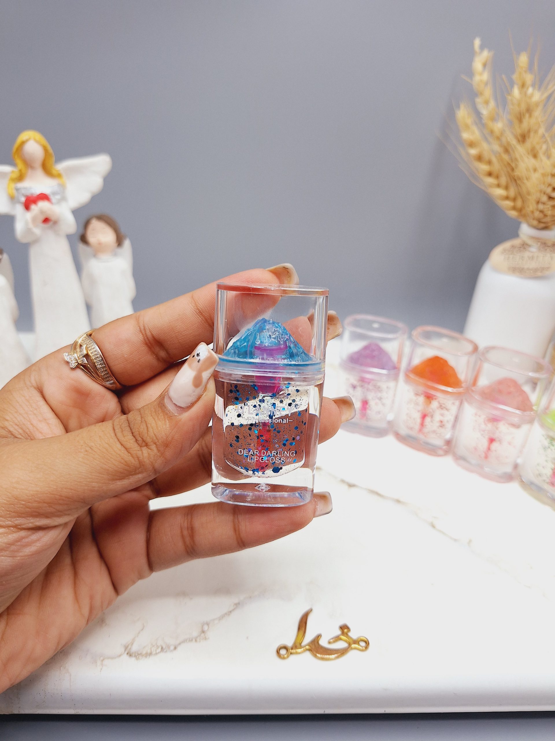 لیپ گلاس گلیتری کوه یخ O'LANNEY کد LC623