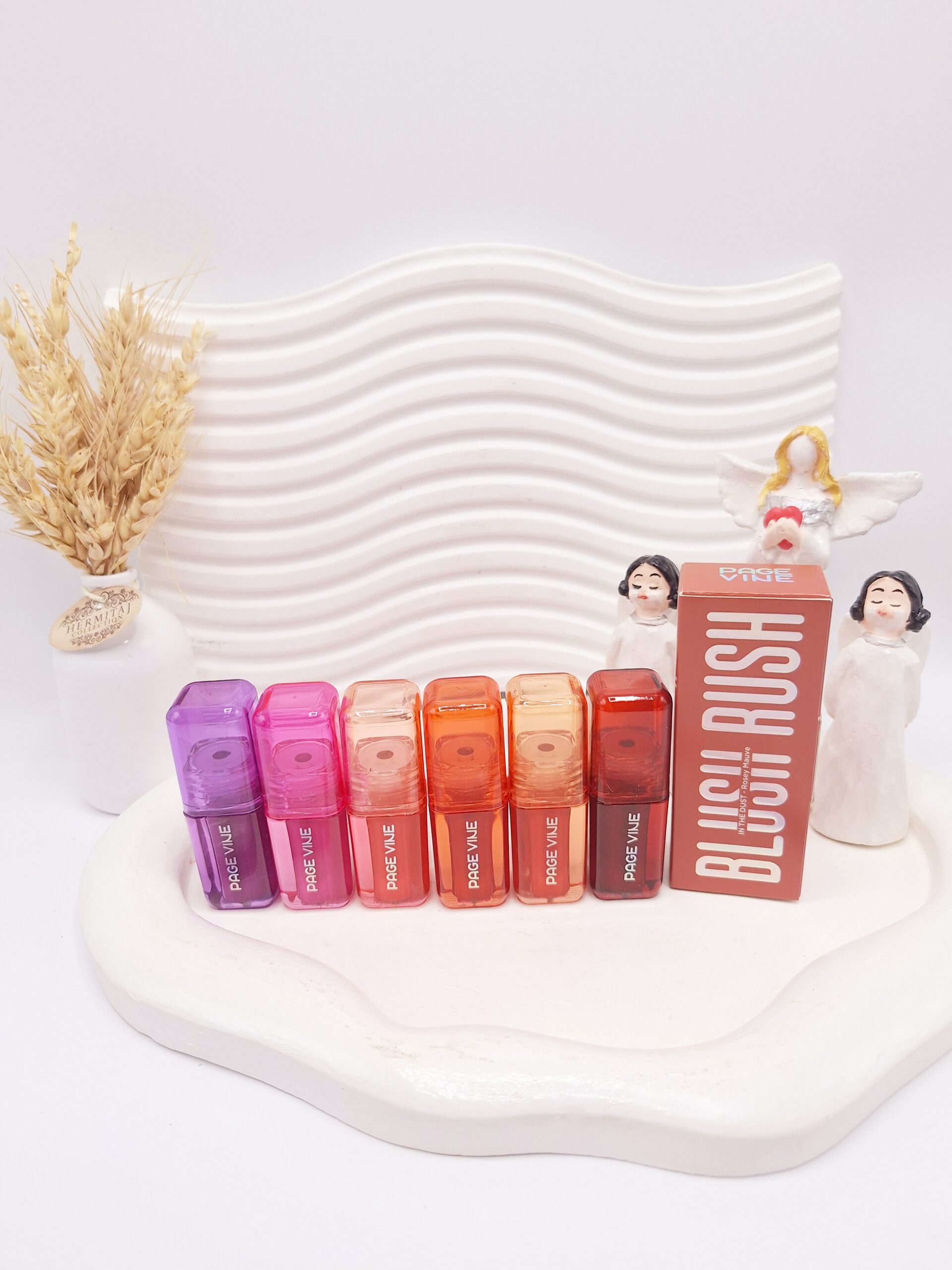 رژگونه و رژ لب مایع پیجوان کد p0212