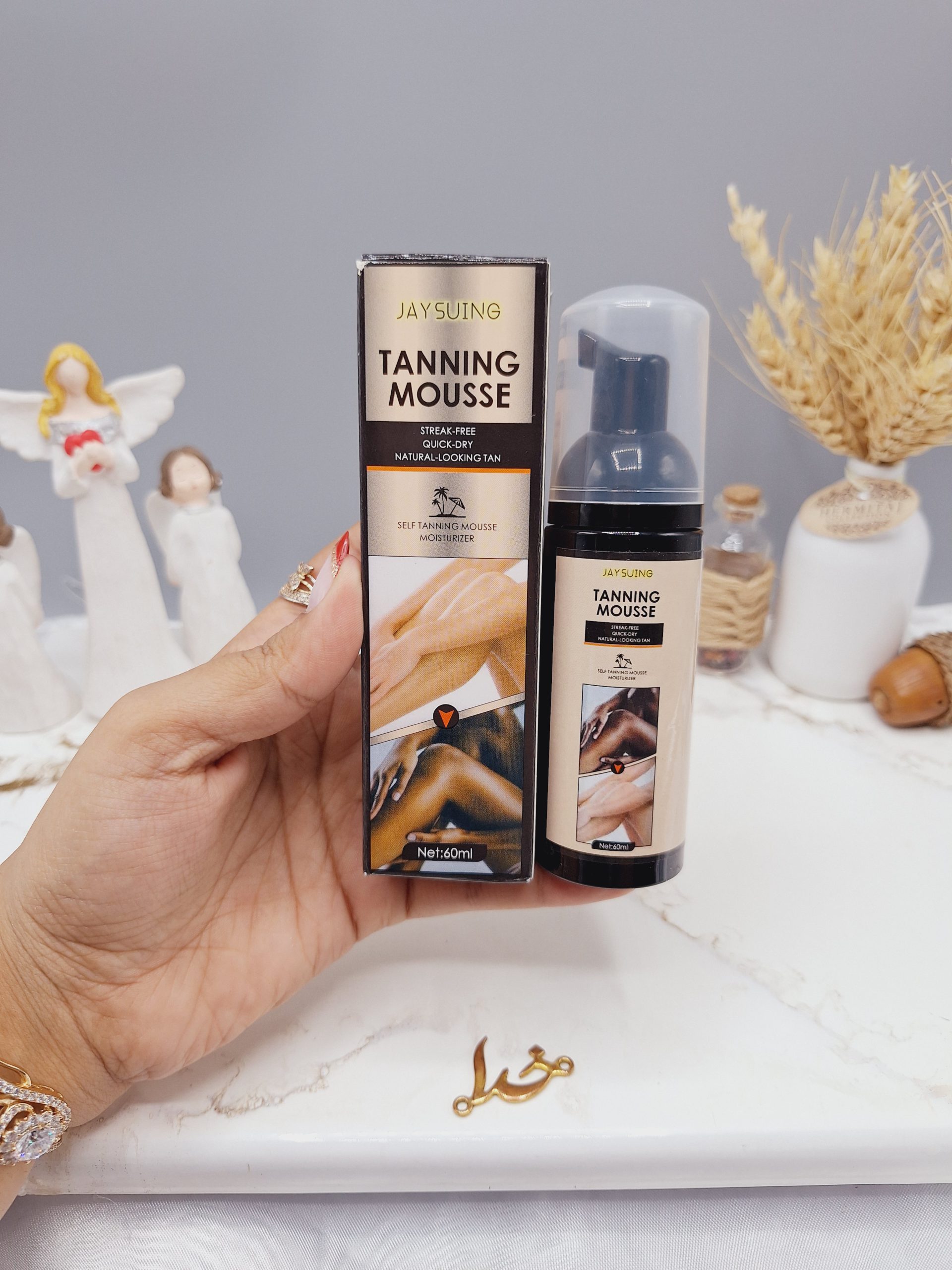 موس برنزه کننده پوست برند JAYSUING