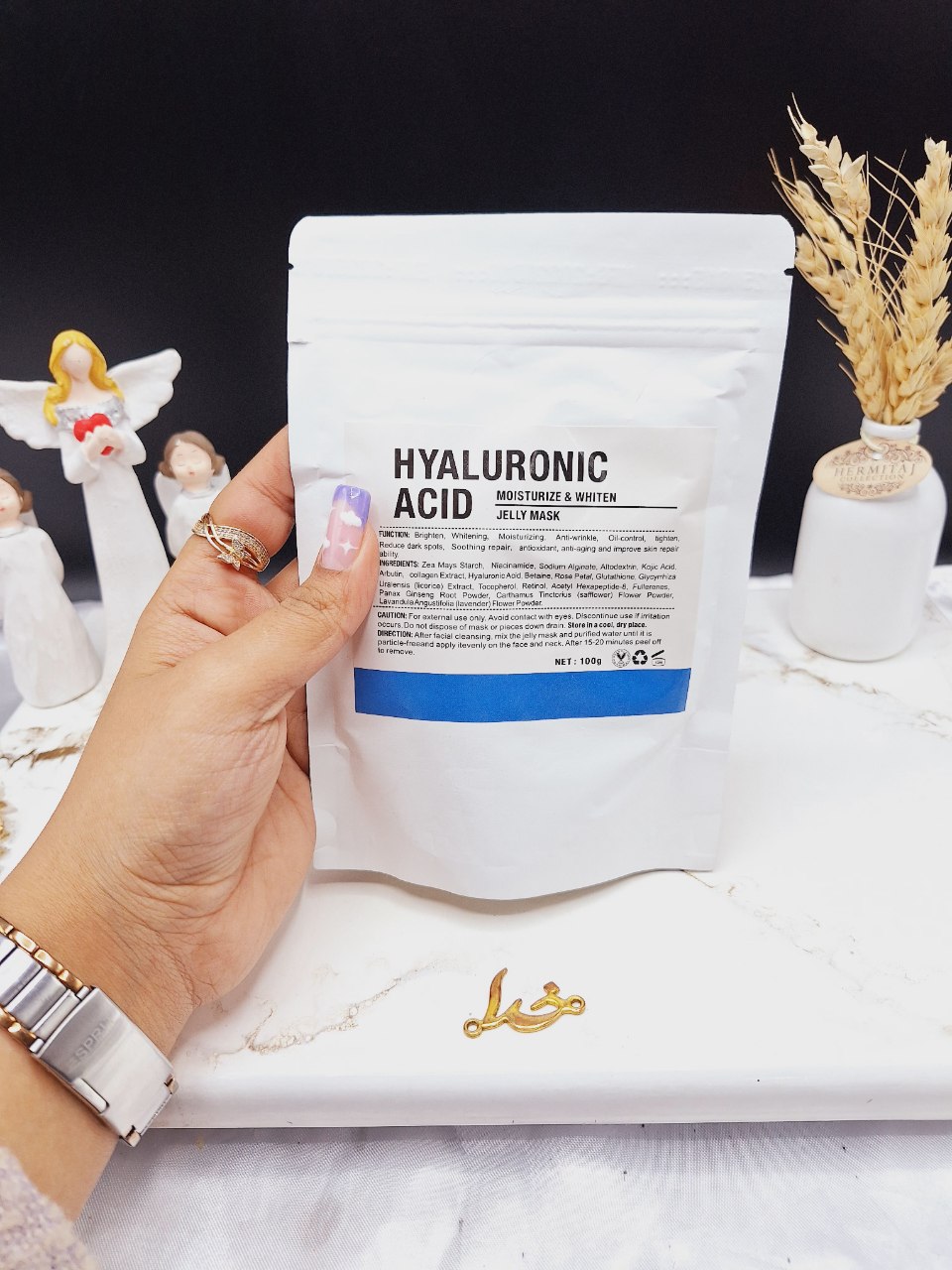 ماسک ژله ای 100g هیالورونیک اسید HYALURONIC ACID ساخت چین