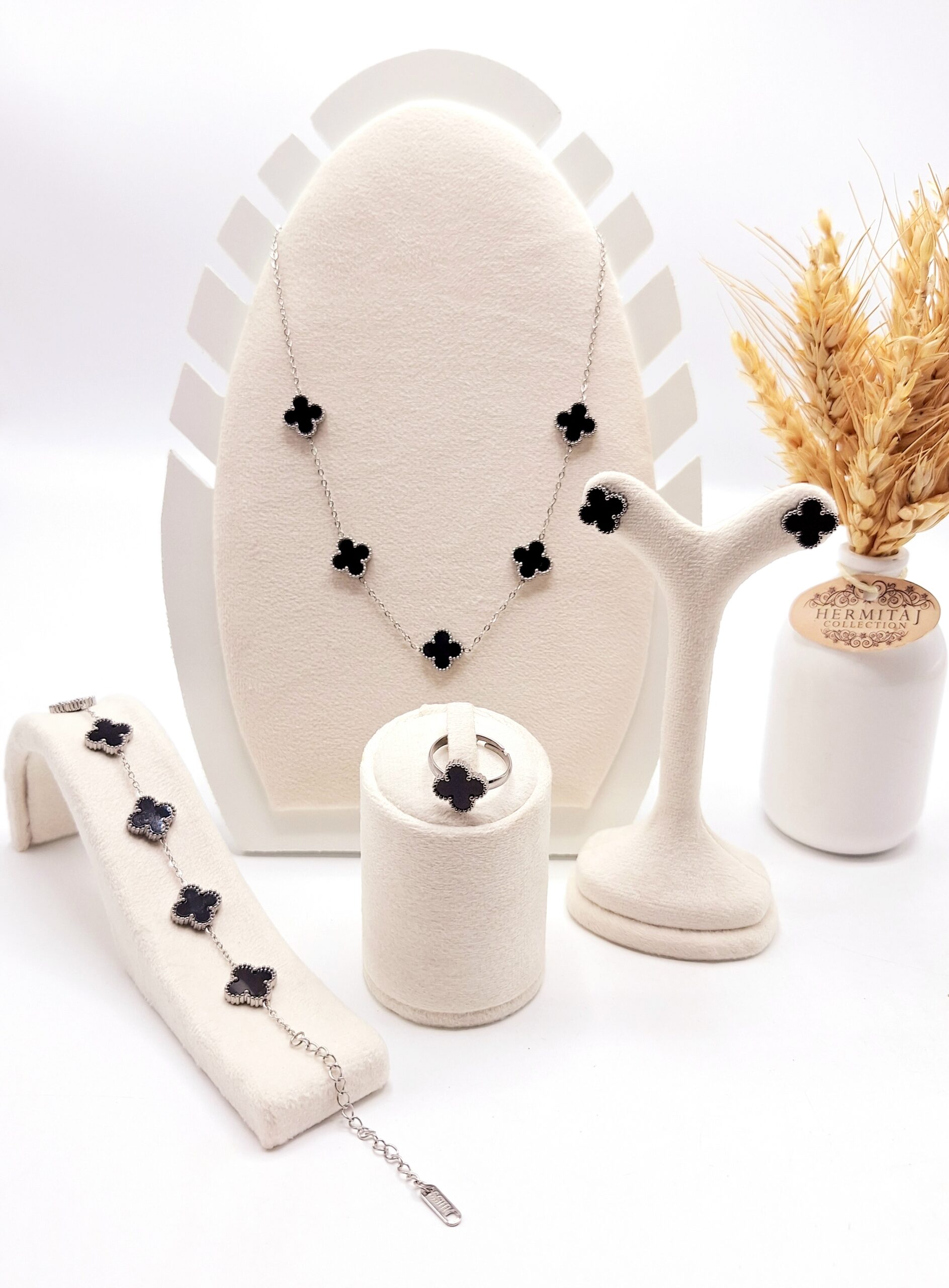 نیم ست کامل ونکلیف رنگ مشکی