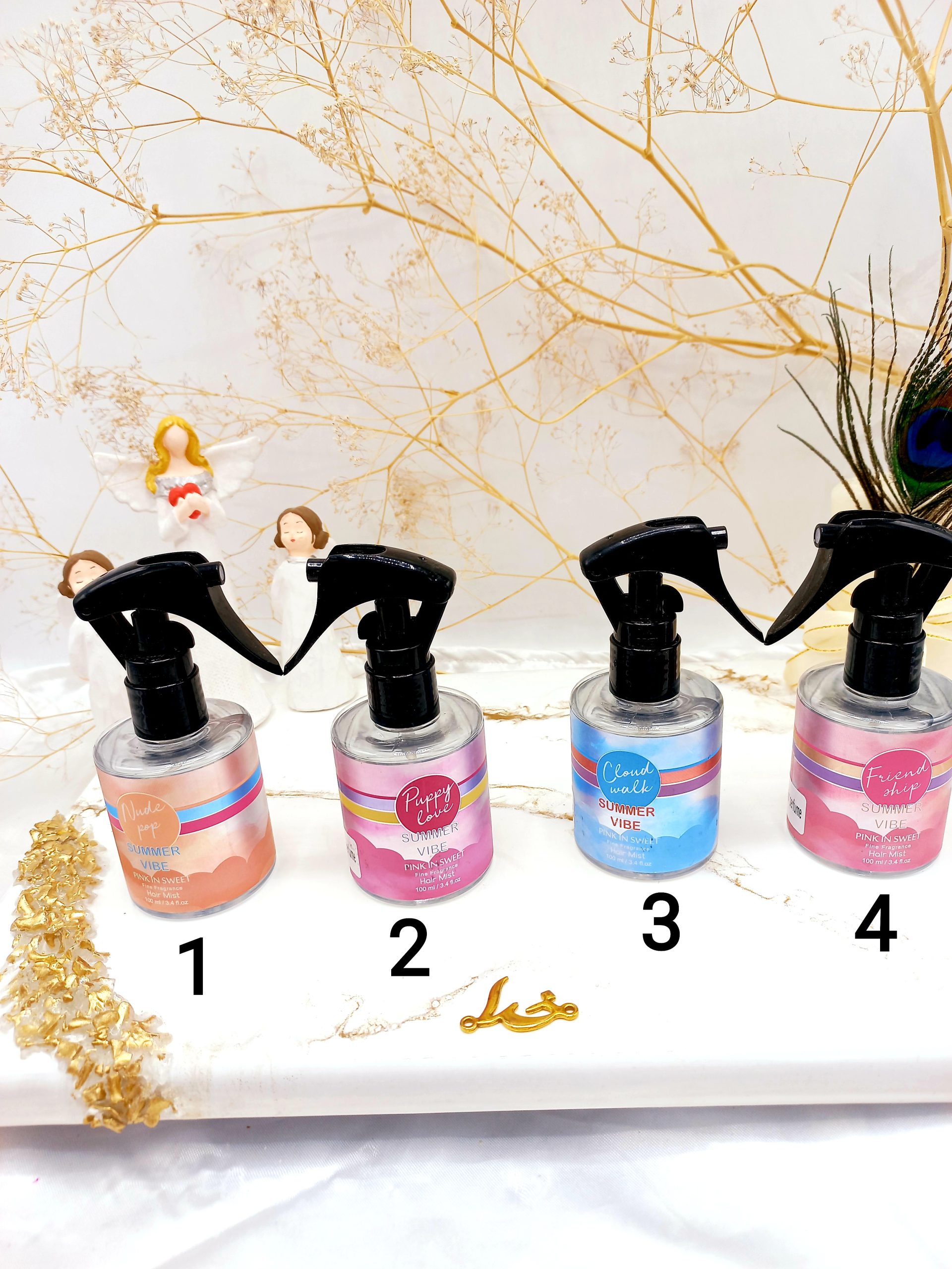 عطر مو خوشبو شیرین و صحرایی پینک این سوئیت SUMMER VIBE کد BOO42 DR