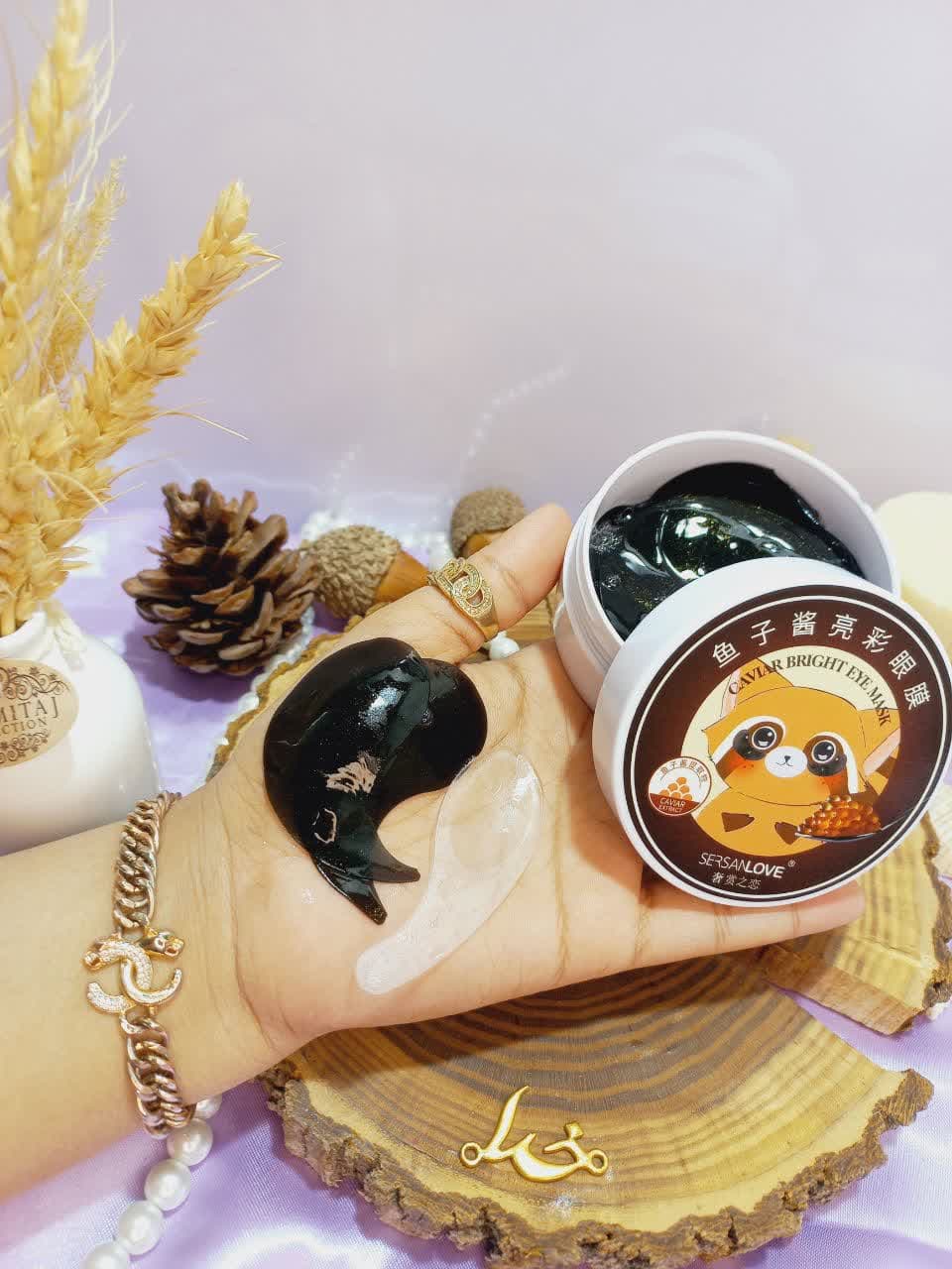 پچ زیر چشم بسته 60 عددی حاوی عصاره طلا و خاویار سرسان لاو SERSANLOVE کد 71048