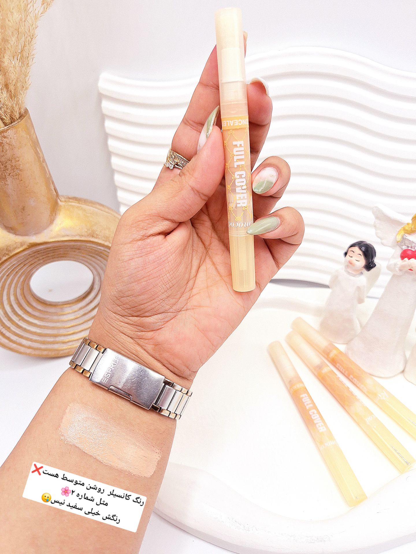 کانسیلر قلمی پد دار تک رنگ برند Rimocoo کد 5046