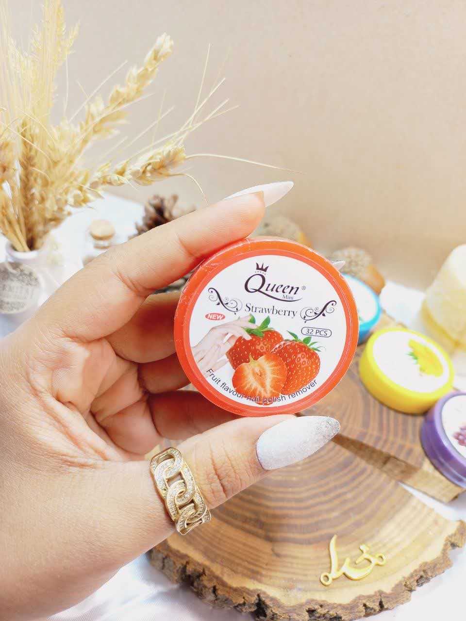 پد مخصوص لاک پاک کن بدون استون برند کویین Queen کد 8009