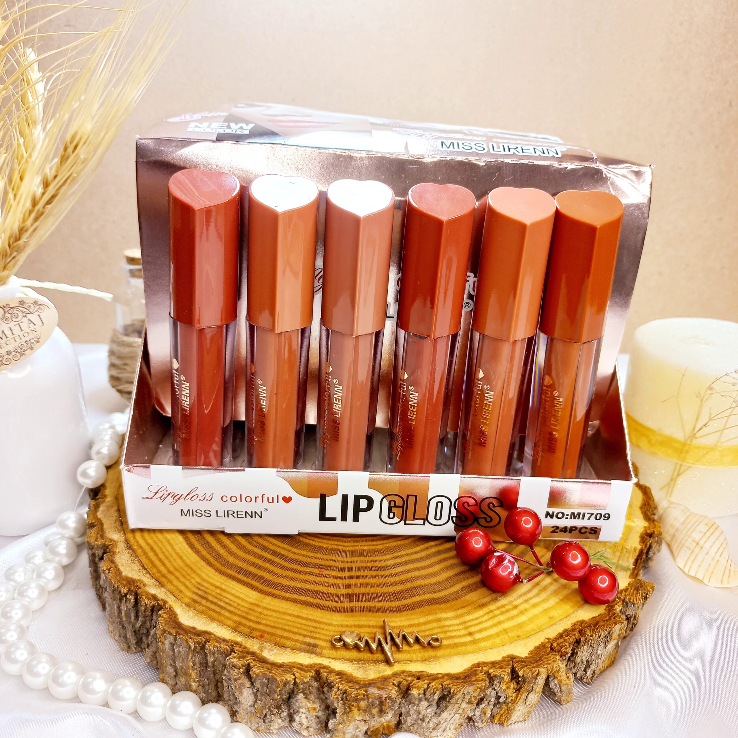 رژ لب مایع طرح قلب رمانتیک مای ROMANTIC | پخش عمده