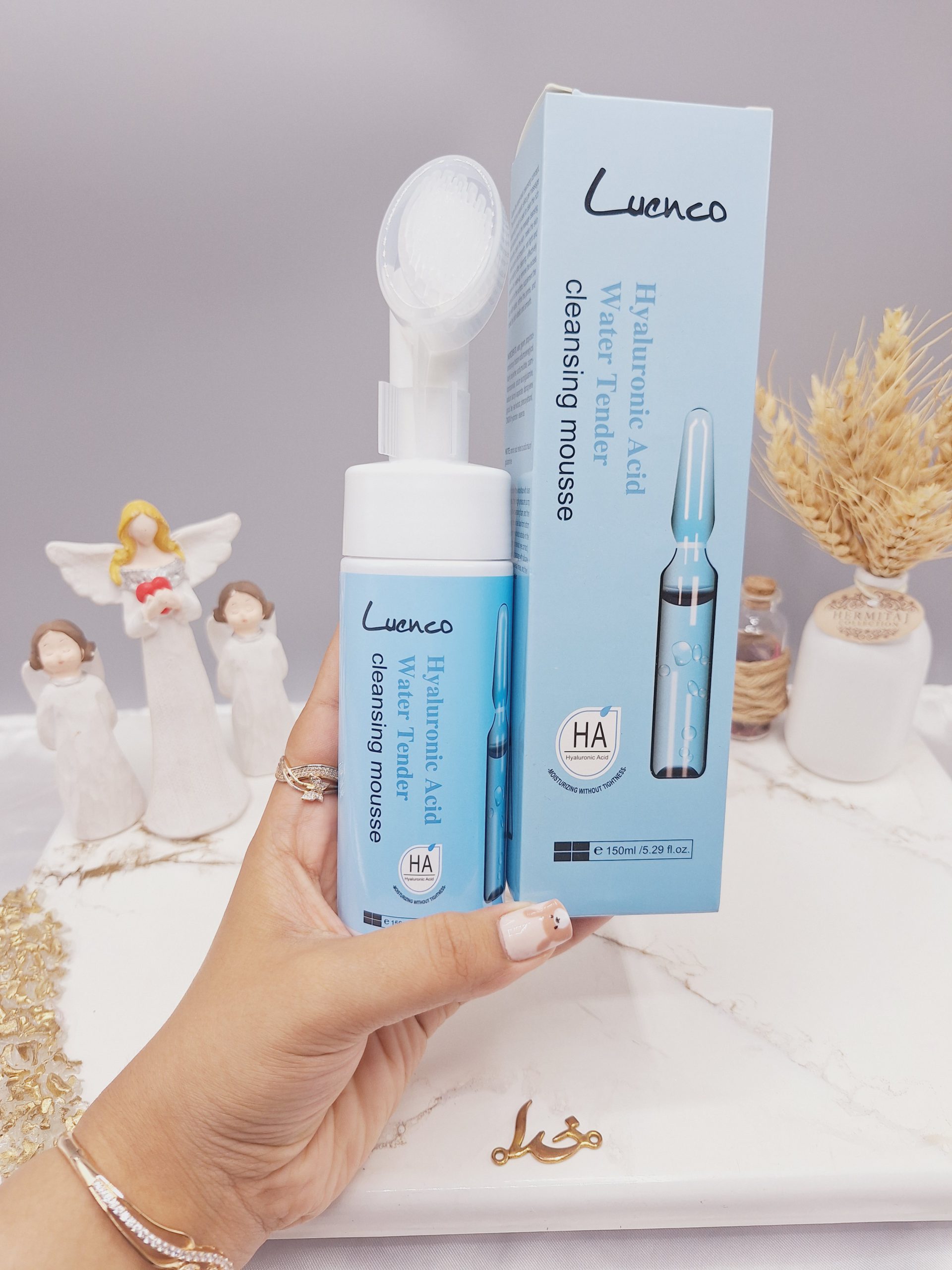 فوم پاک کننده هیالورونیک اسید آمپولی برند Luenco کد 2307_6