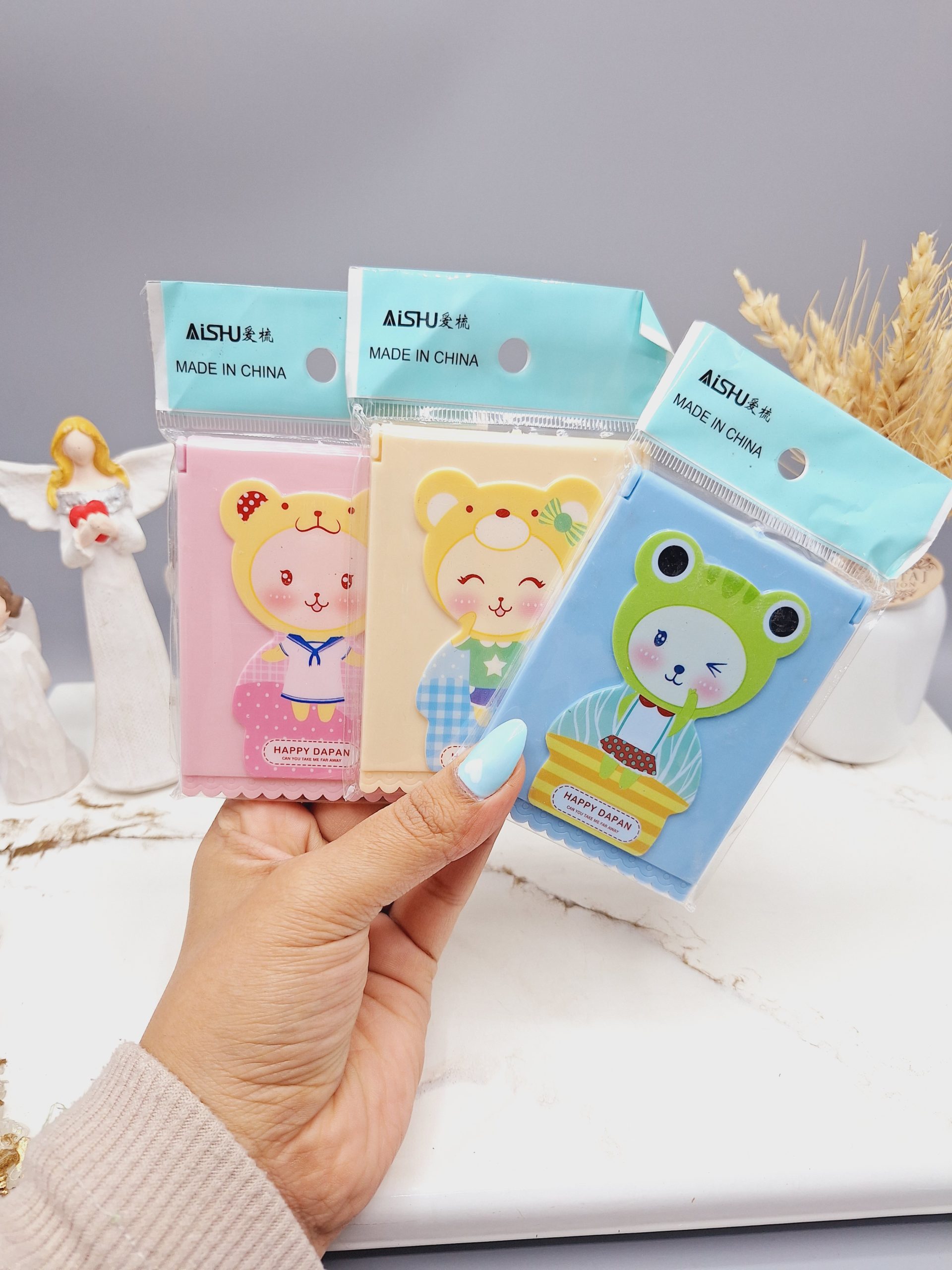 ست شانه و آینه فانتری دخترانه کد 127