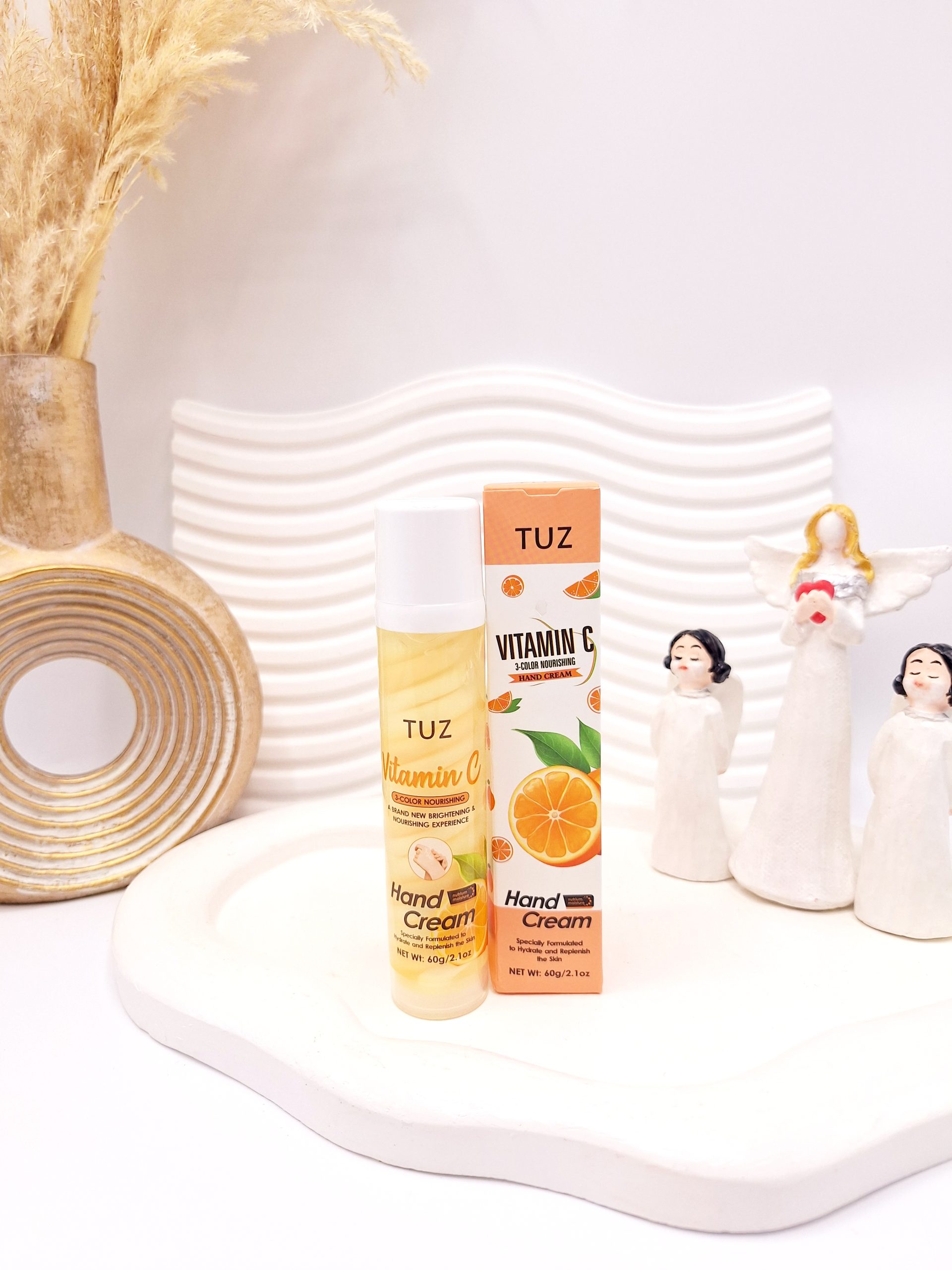 کرم دست ژله ای پرتقالی مارشمالو برند TUZ کد 7683