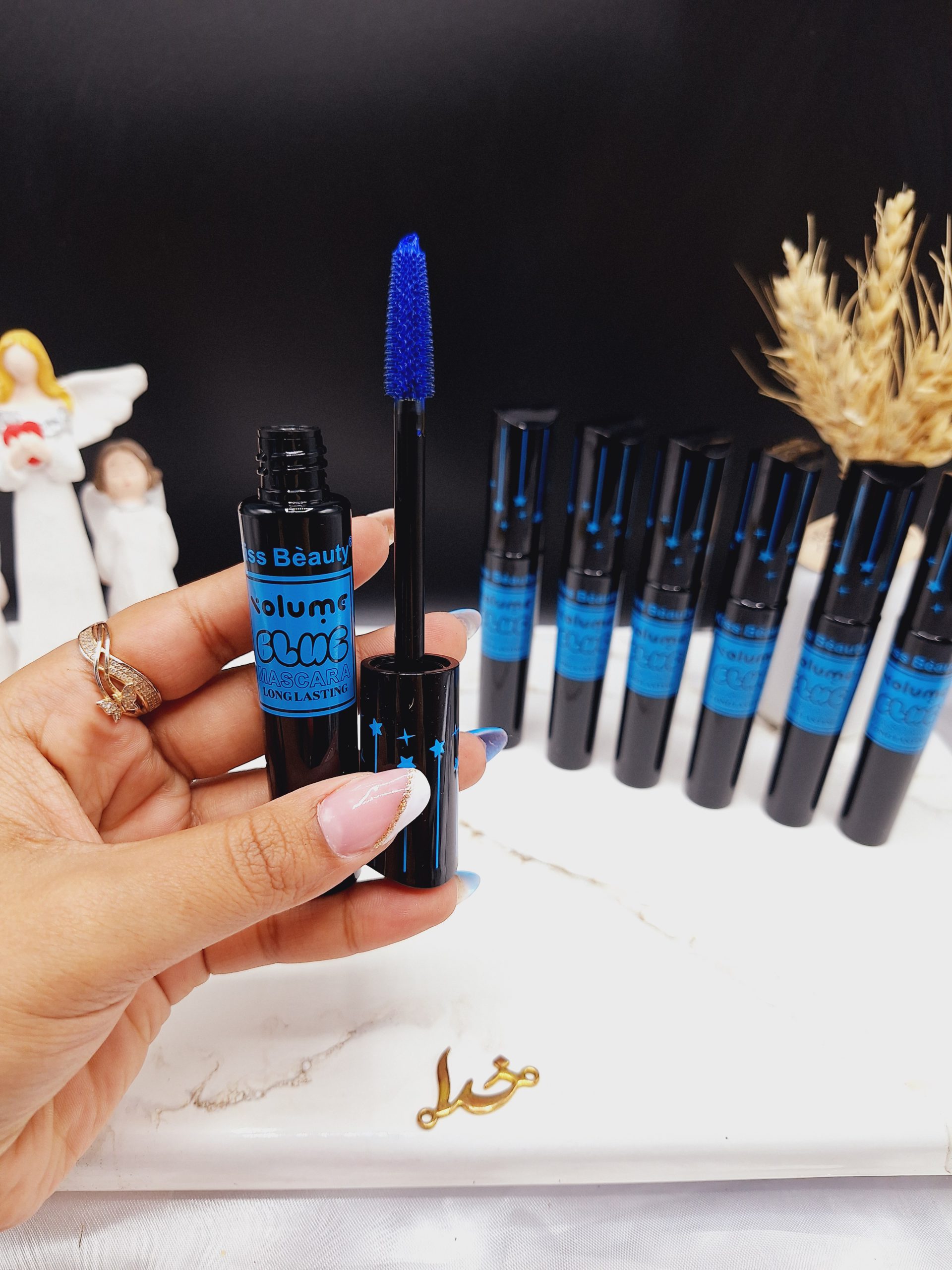 ریمل حجم دهنده رنگ آبی کیس بیوتی Kiss Beauty کد 568680