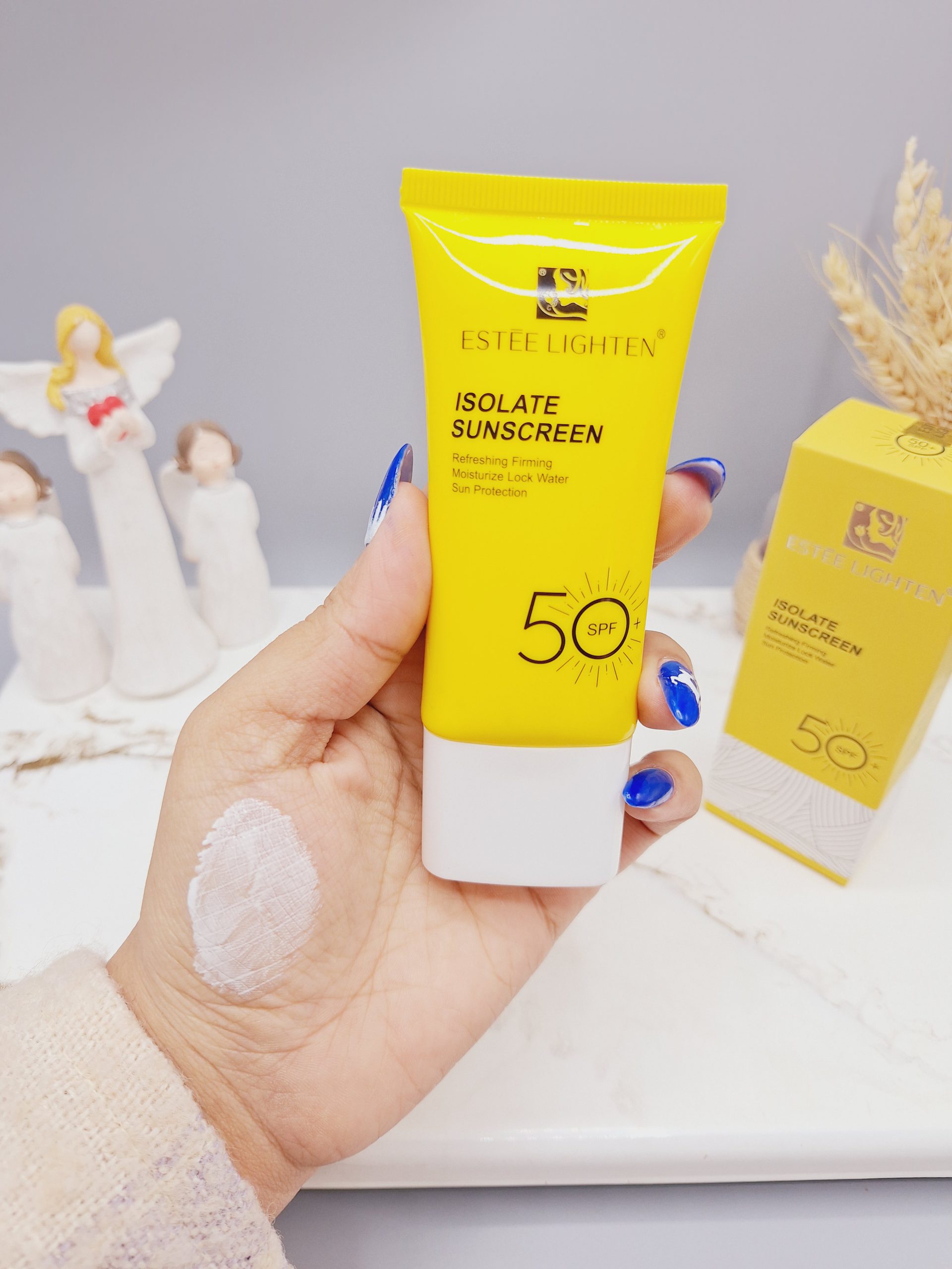 کرم ضد آفتاب تیوپی بی رنگ استی لایتن spf50 کد EL86116