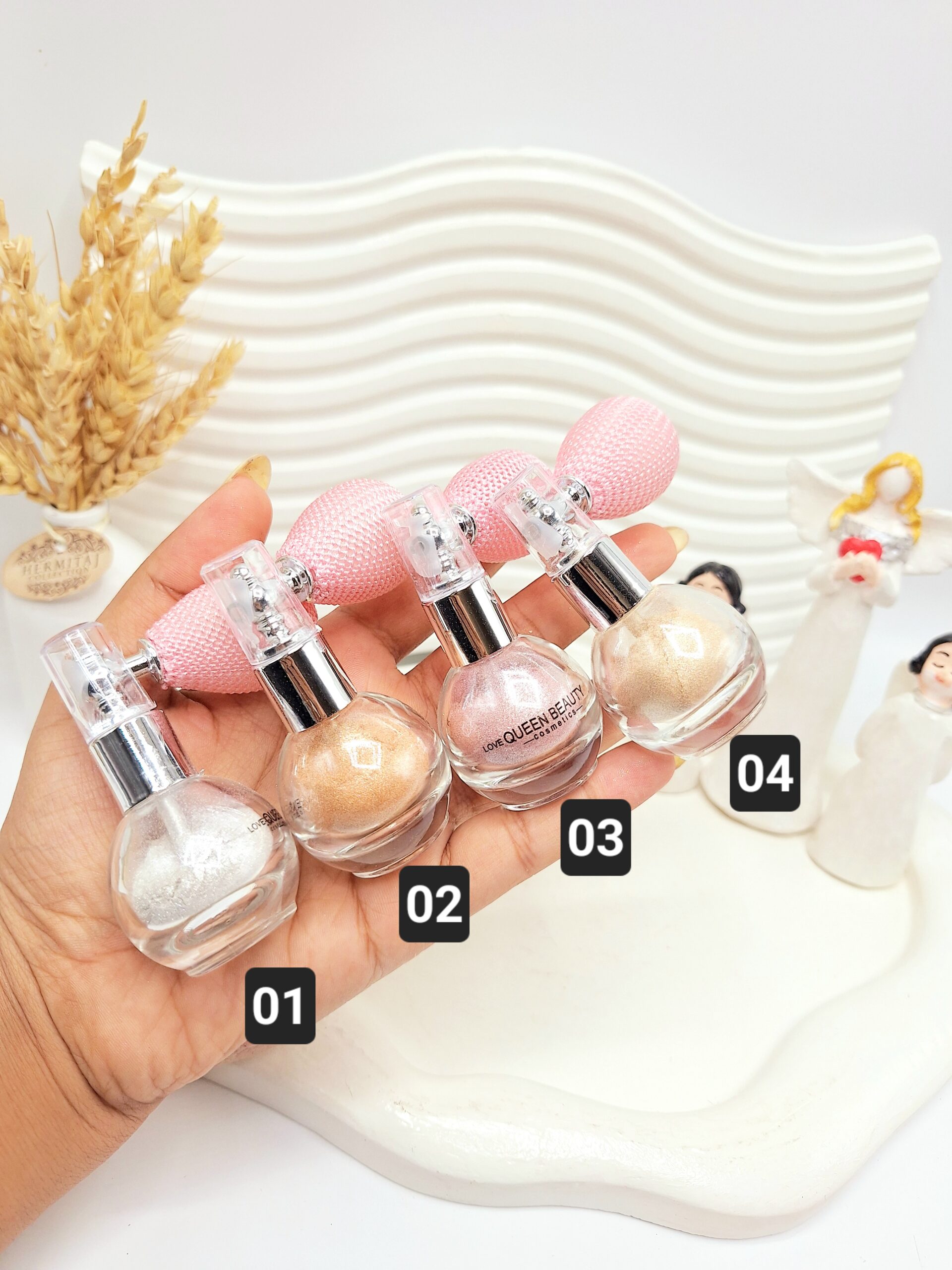 هایلایتر ادکلنی LOVE QUEEN BEAUTY کد 098