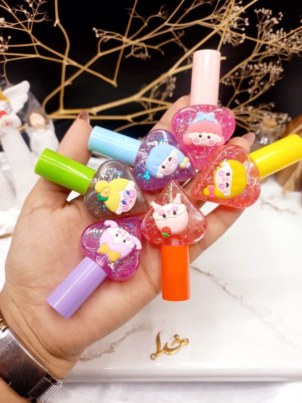 برق لب طرح پری دریایی کد moc115 طرح دوم