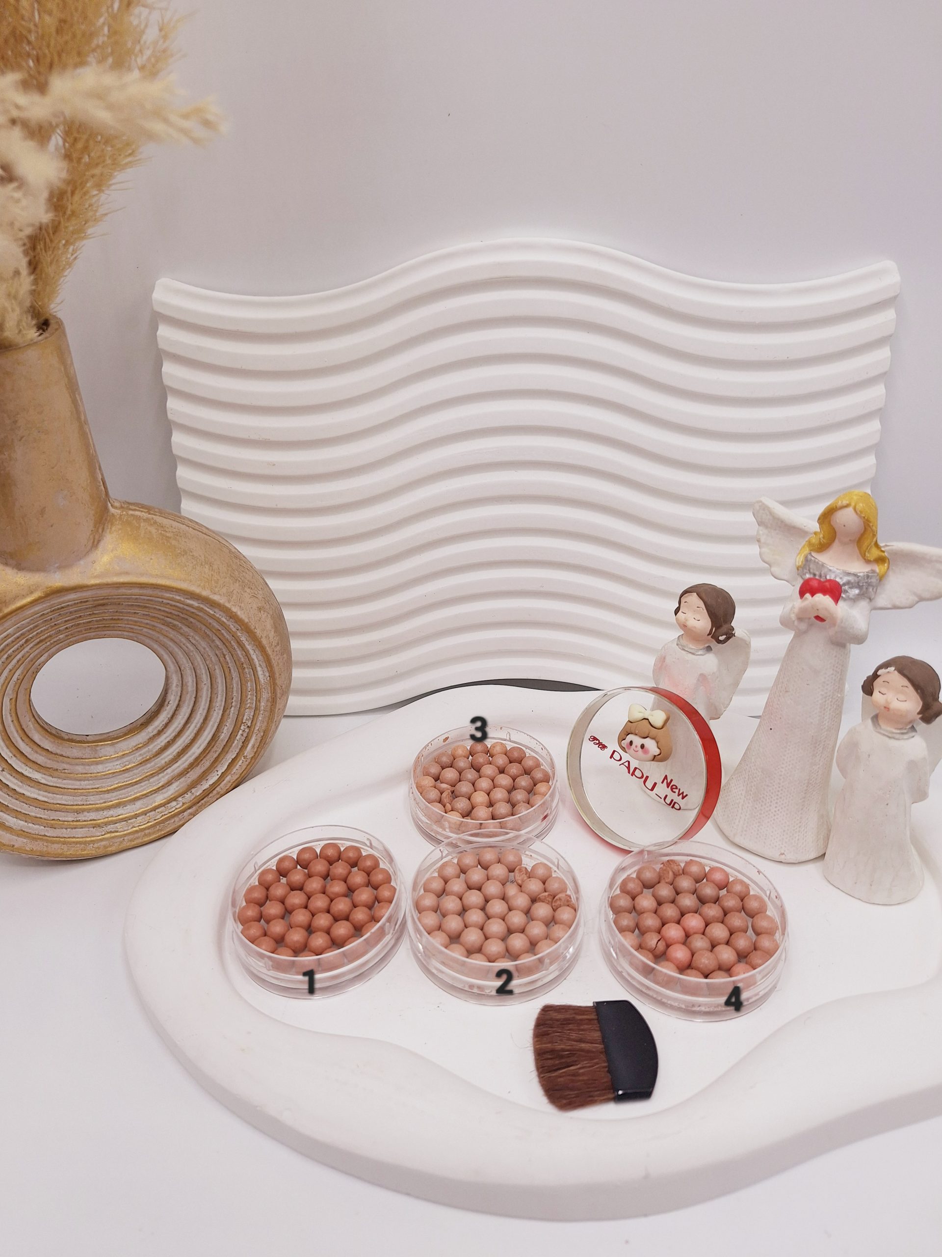 رژ گونه توپ توپی ترند طرح دختر کد 0932