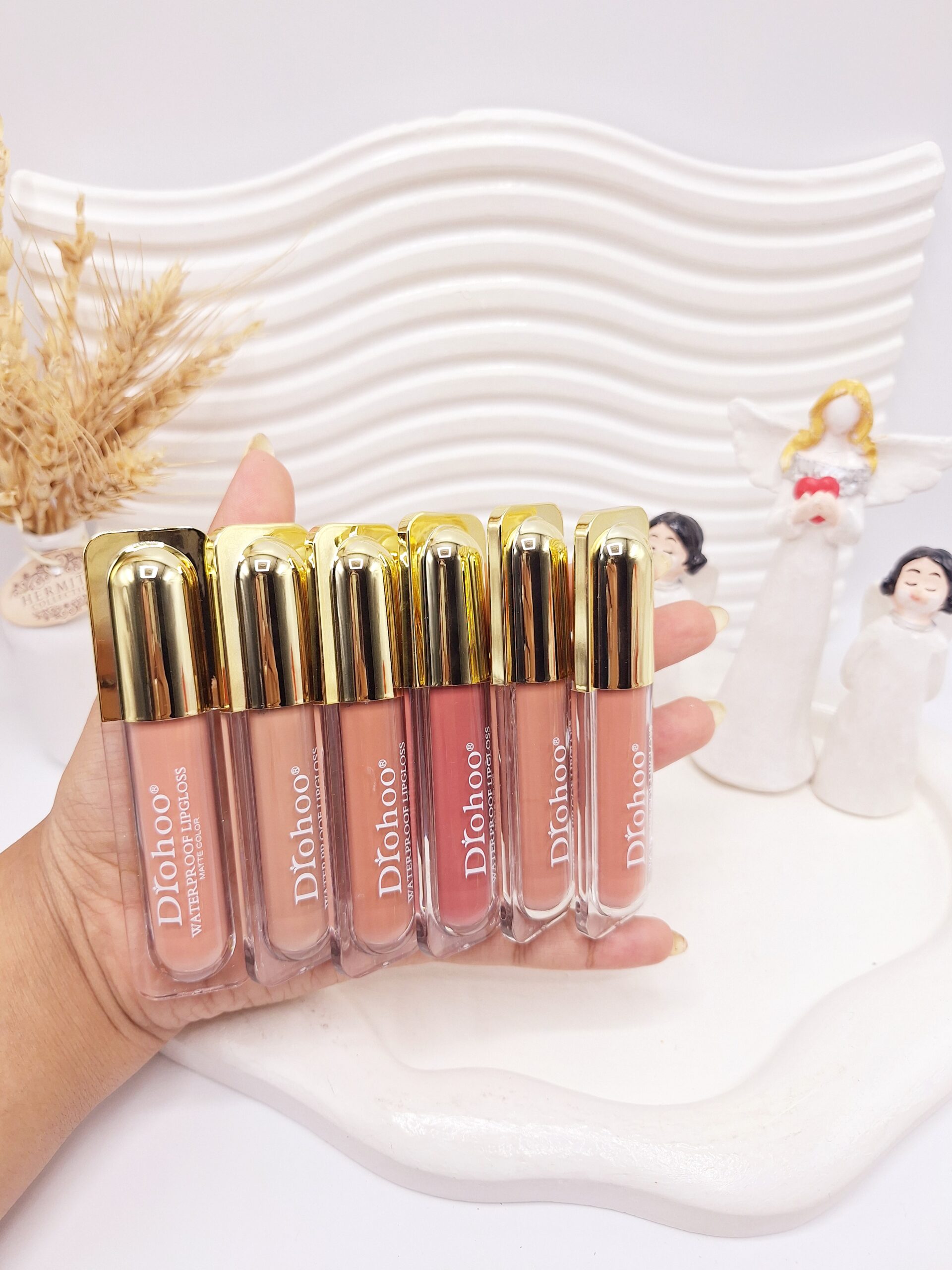 پک 6 تایی رژ مایع مات و ضدآب برند Drohoo کد ZY23072