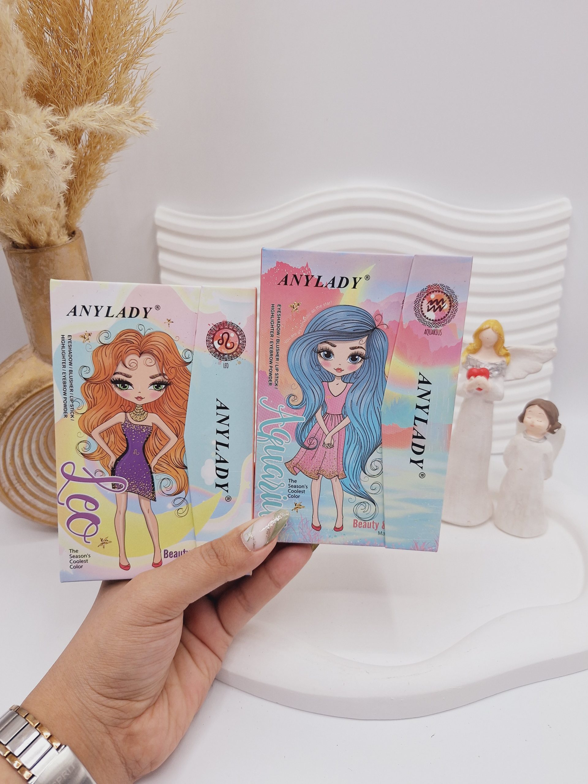 پالت سایه آنالیدی طرح دختر مو بلند کد 8609F