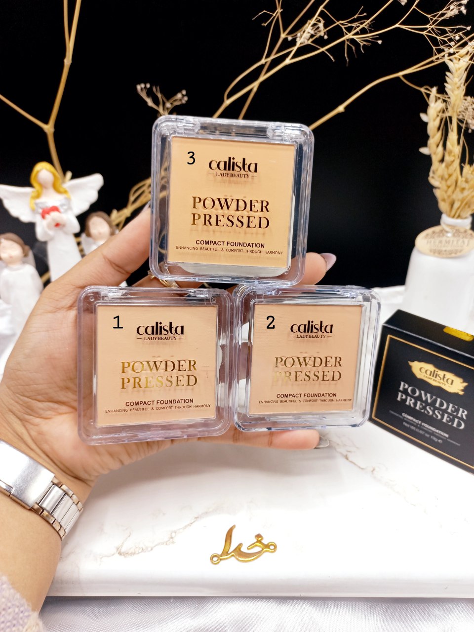 پنکک مخملی برند کالیستا Calista کد PD1108C