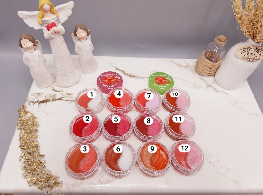 حجم دهنده لب شاین دار و رژ جامد کهکشانی برند Billion beauty اورجینال کد 80005