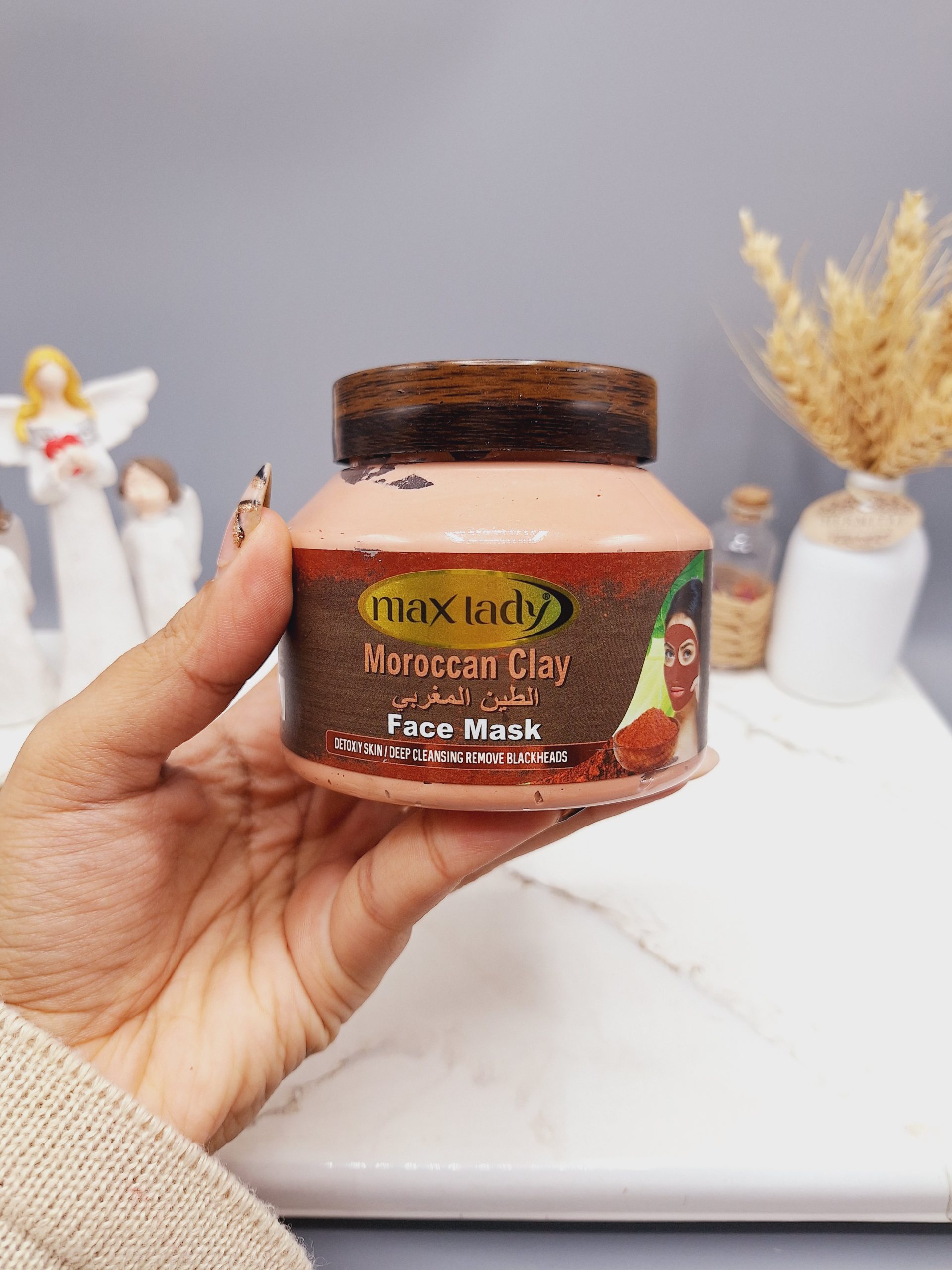 ماسک صورت خاک رس مکس لیدی برای از بین بردن آلودگی و منافذ پوست کد 0542