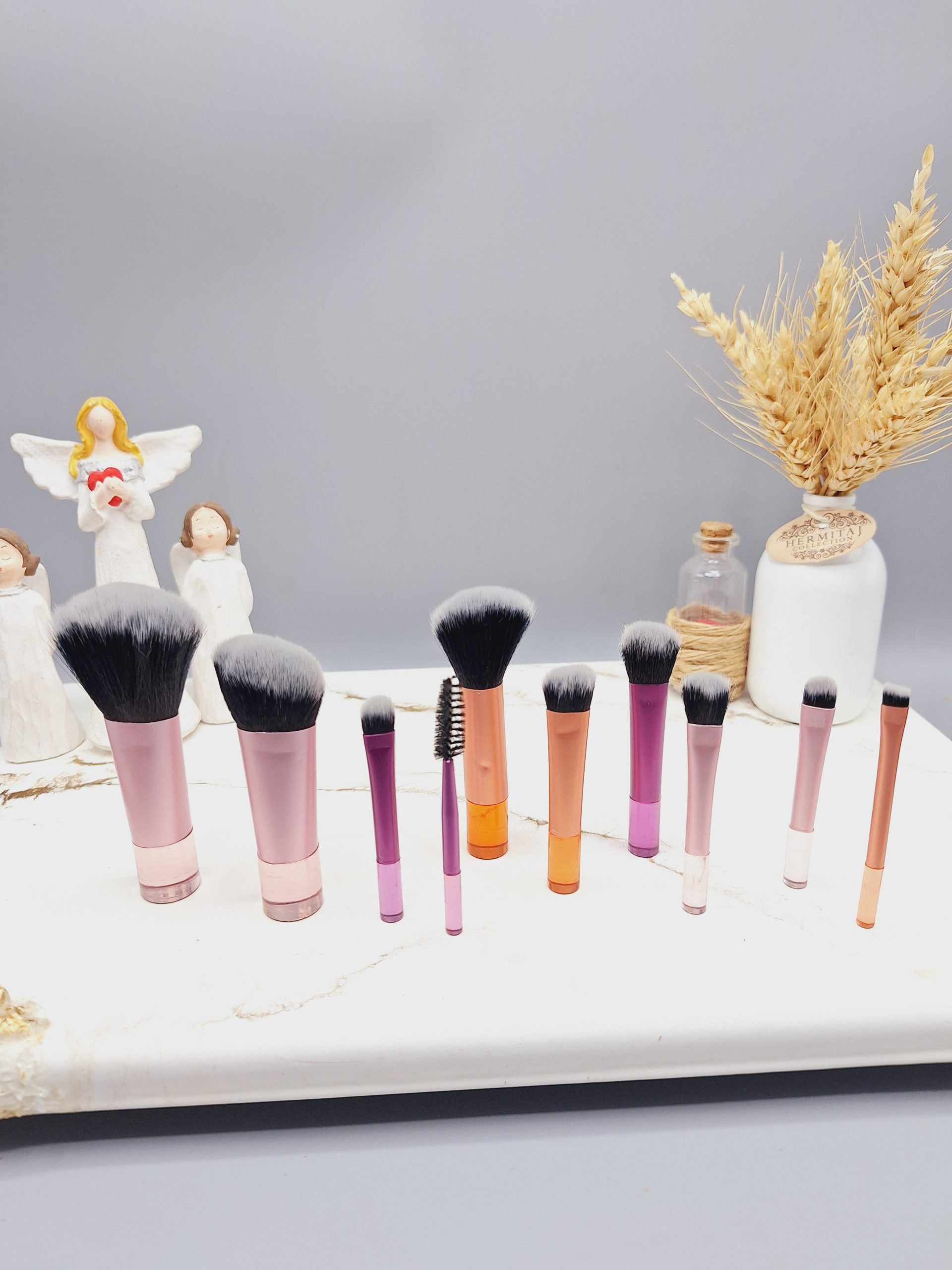 ست براش 10 تیکه میکاپ سایز کوچک و با کیفیت