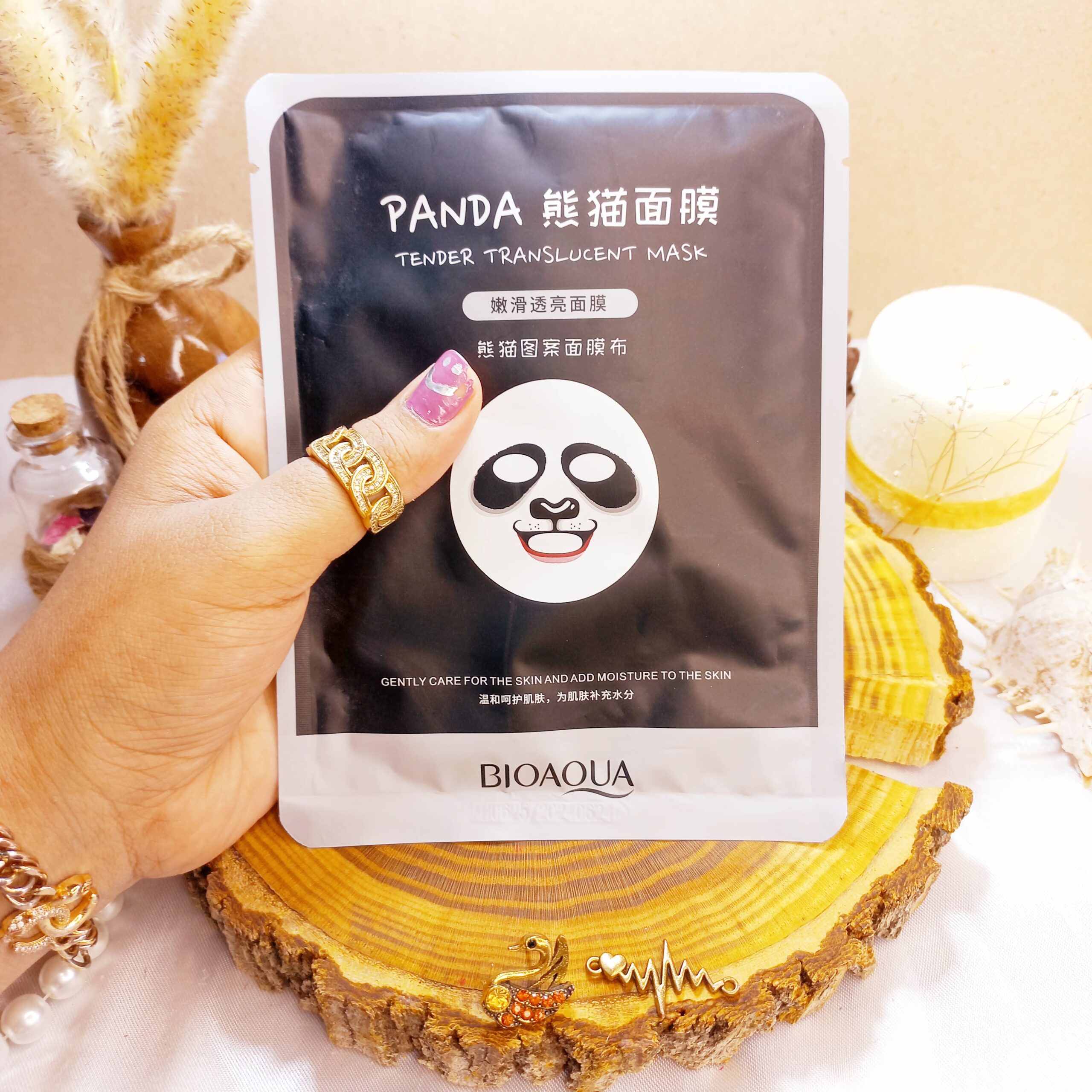 ماسک ورقه ای طرح پاندا بیوآکوا BIOAQUA کد BQY2256 | پخش عمده
