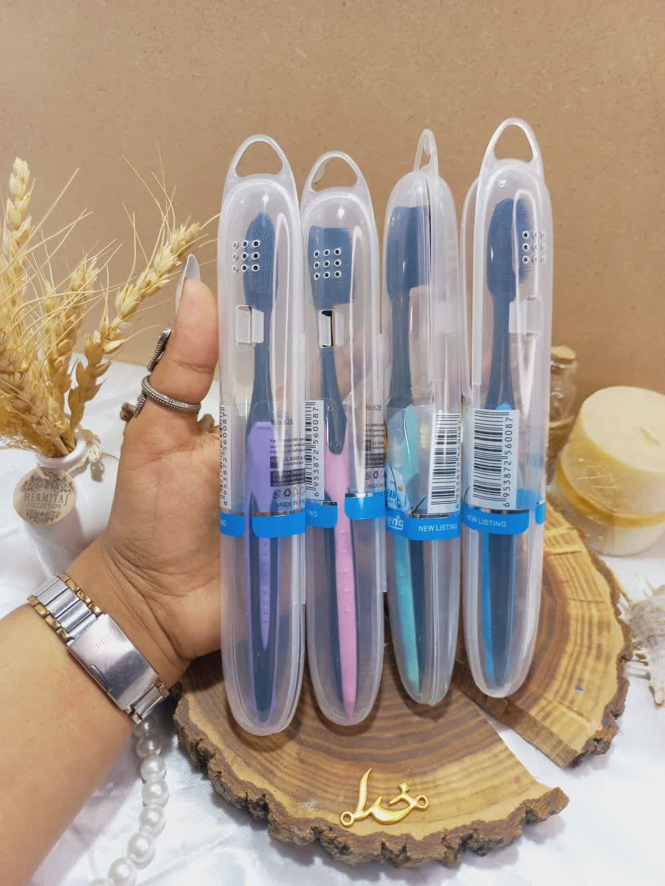 مسواک ذغالی تمیز کننده عمیق دندان برند SANFENG کد 628