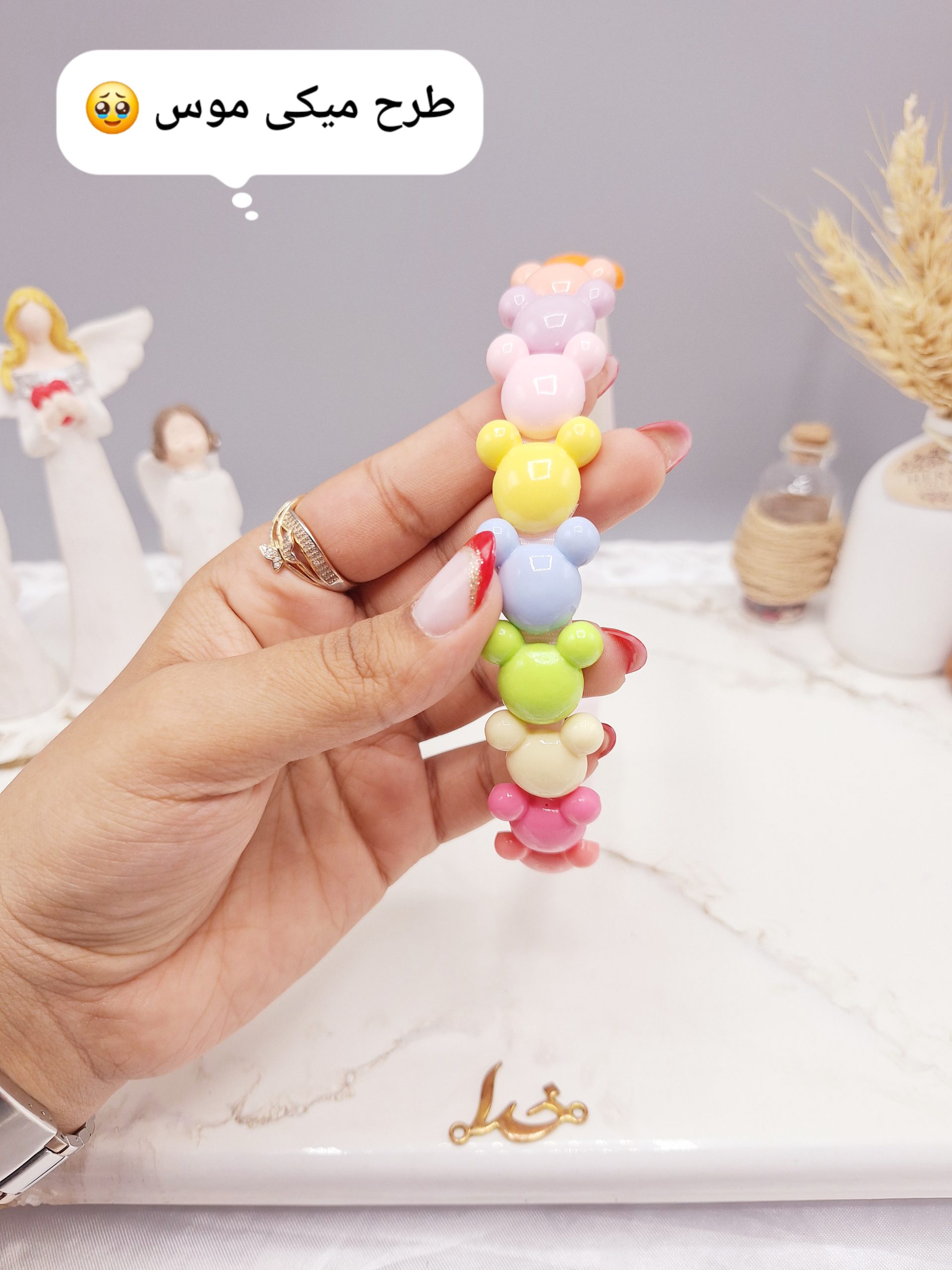 تل دخترانه طرح میکی موس