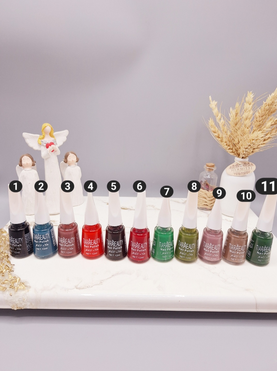 لاک ناخن زیبا و خوش رنگ برند ‏TIARABEAUTY‏ کد 2039