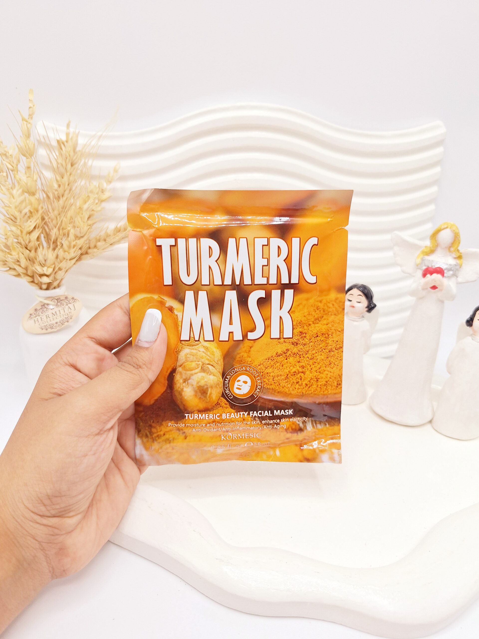 ماسک ورقه ای زردچوبه TURMERIC MASK کد 3838