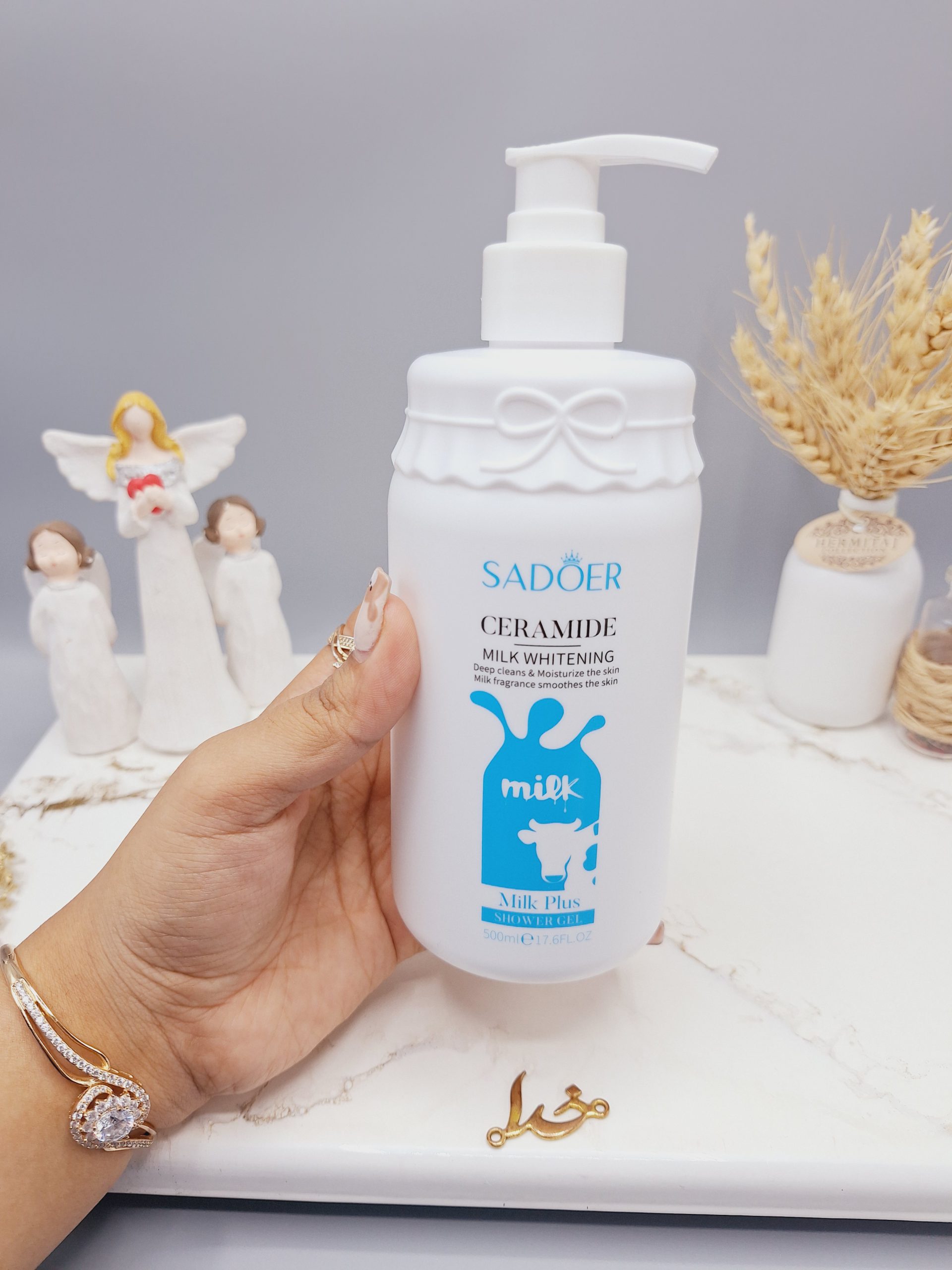 شامپو بدن 500 میل رایحه شیر وانیل برند Sadoer‏ کد SD88555