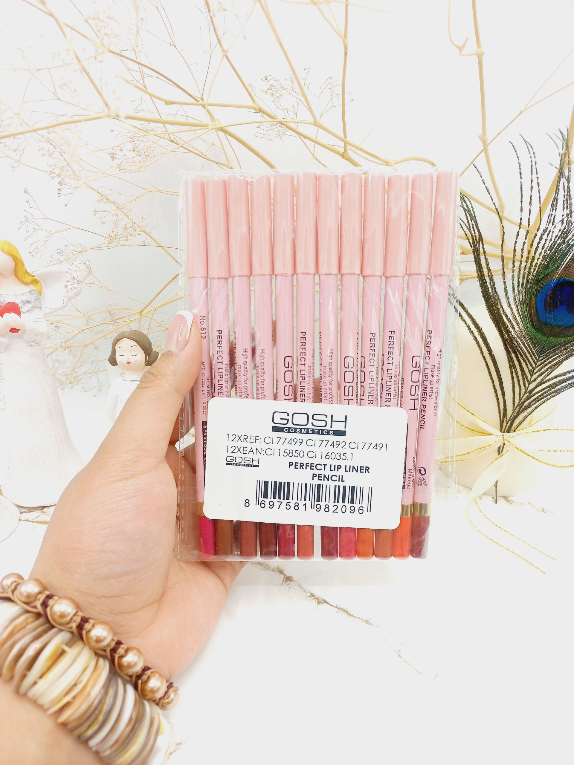 خط لب اورجینال پوکه صورتی گاش GOSH