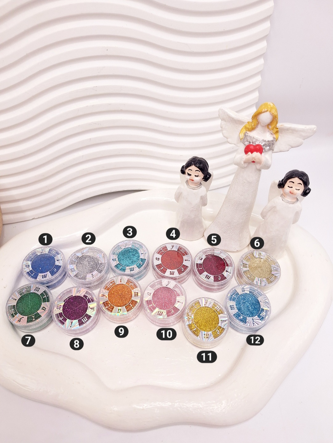 گلیتر پودری شاین دار جذاب کاسه ای چشم هوکسیا بیوتی کد 7173