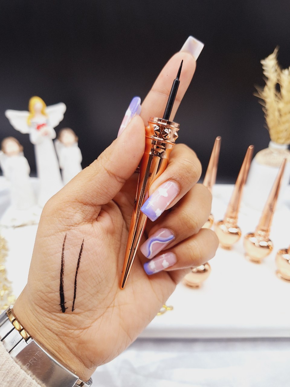 خط چشم مویی طرح قلب بیوتی مدل Beauty model کد 4035