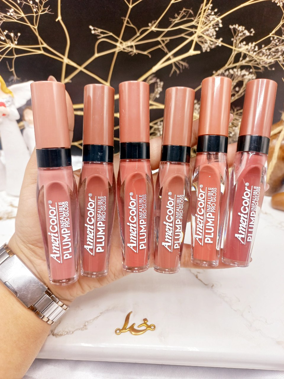 پک رژ ۶ عددی رژ مایع برند امری کالر AmeriColor کد YL2239