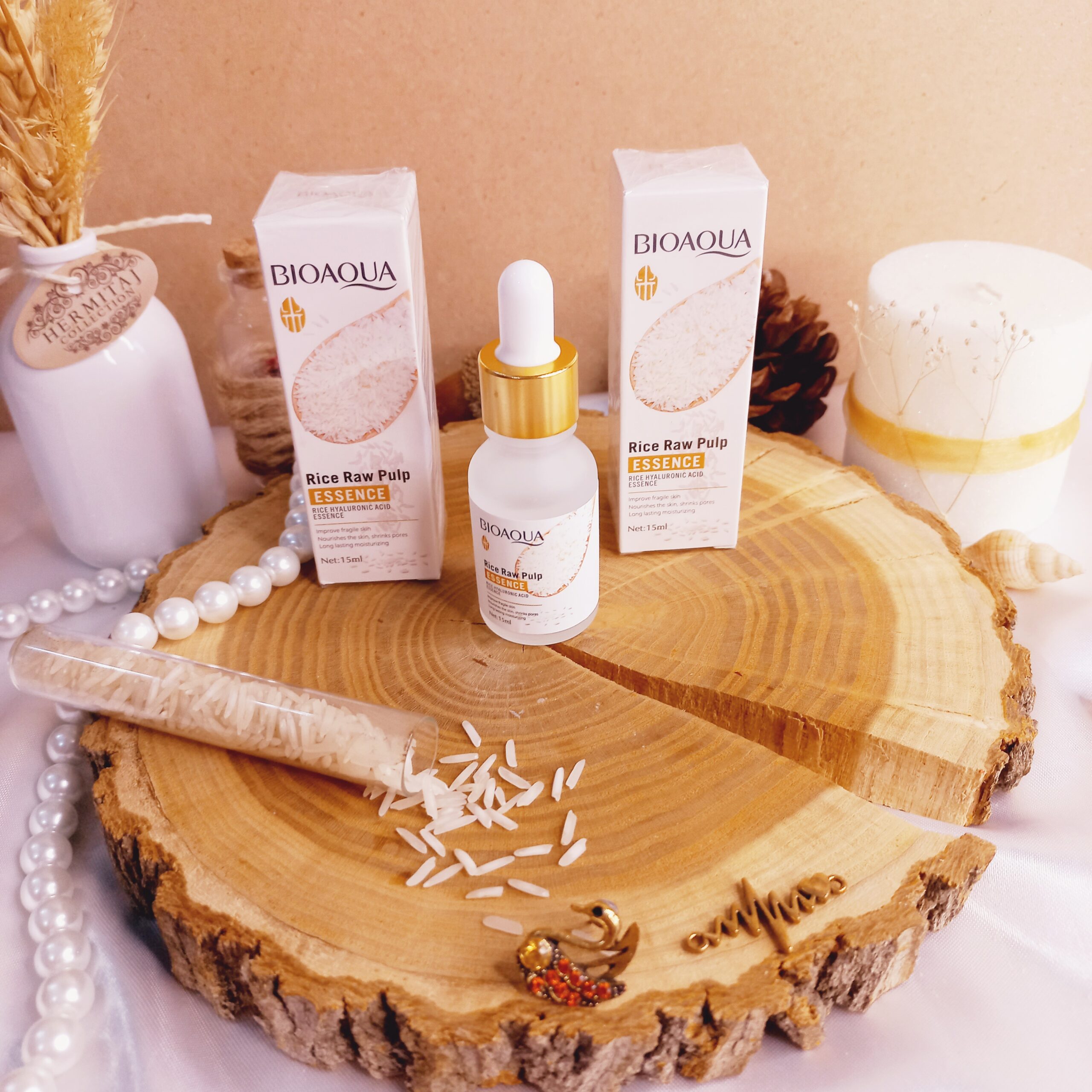 سرم بازسازی پوست برنج کد 80535 بیوآکوا BIOAQUA کد BQY80535