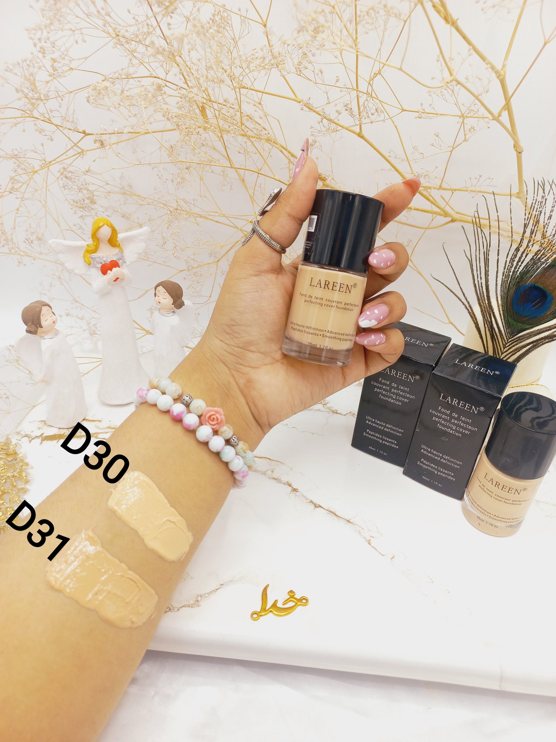 کرم پودر 24 ساعته لارن LAREEN کد 0242 اصلی کیفیت عالی