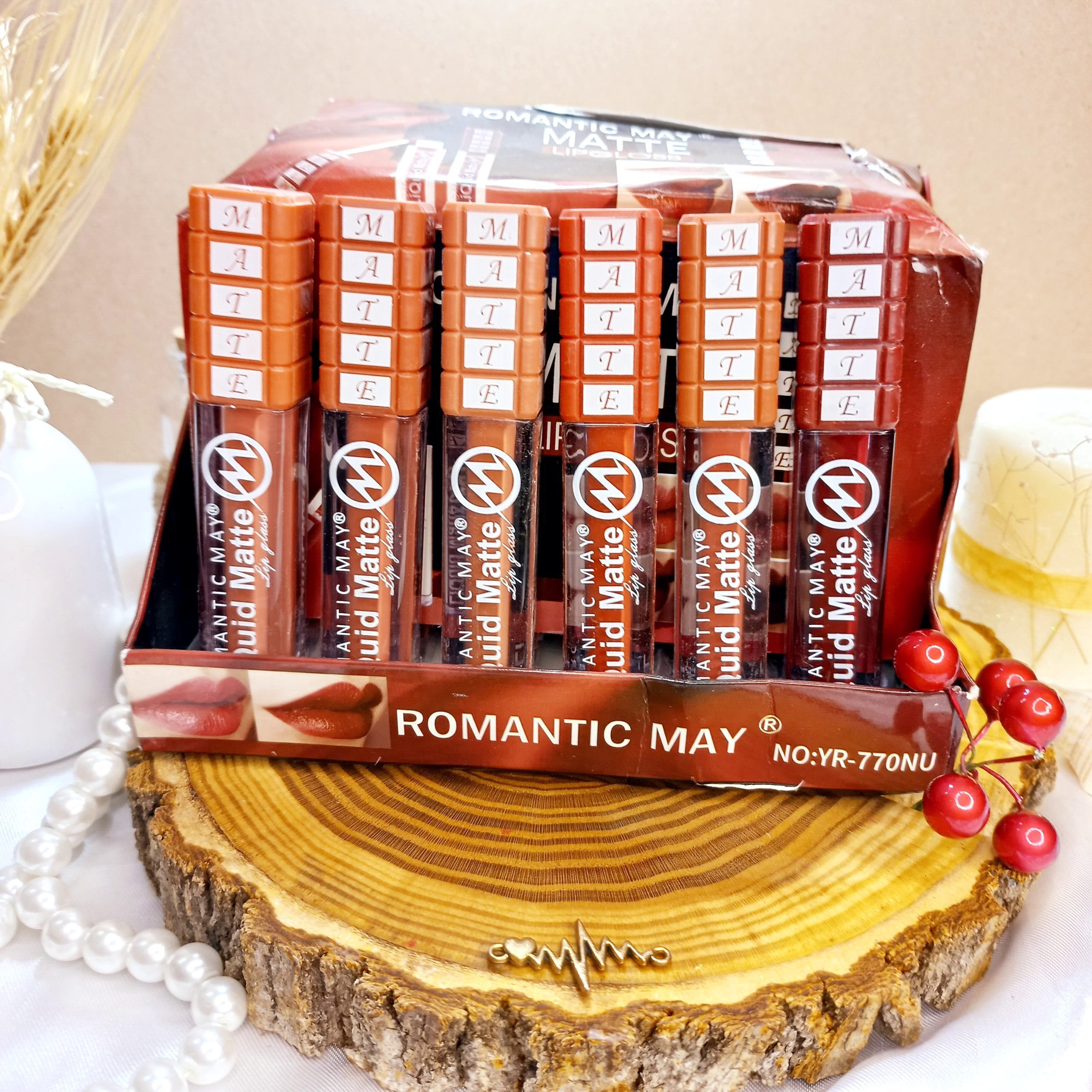 رژ لب مایع رمانتیک کد770 ROMANTIC MAY | پخش عمده