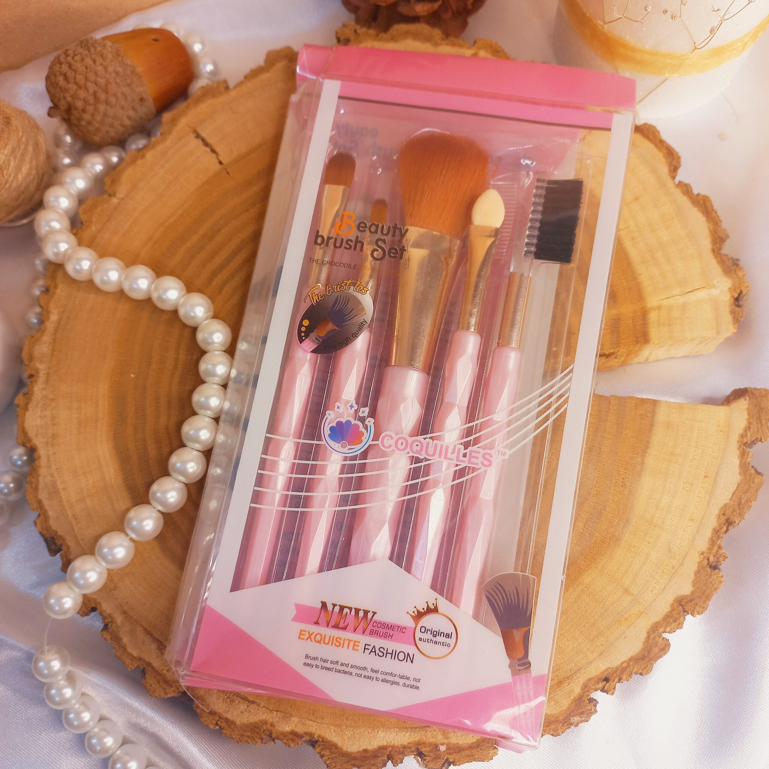 ست براش آرایشی 5 تکه الماسی TORCAI