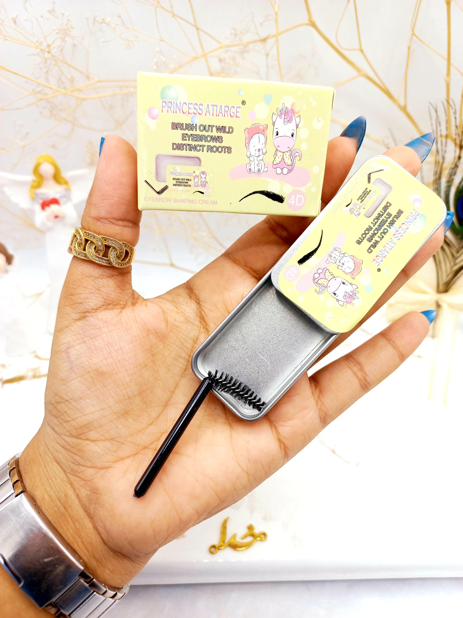 صابون ابرو لیفت کننده ابرو خرسی 4D PRINCESS ATIARGE کد 30045