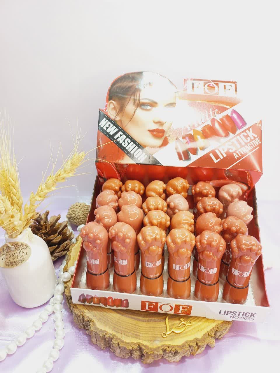 رژ جامد پرطرفدار لیپ استیک مات فاف LIPSTICK MATTE FOF  کد 8065