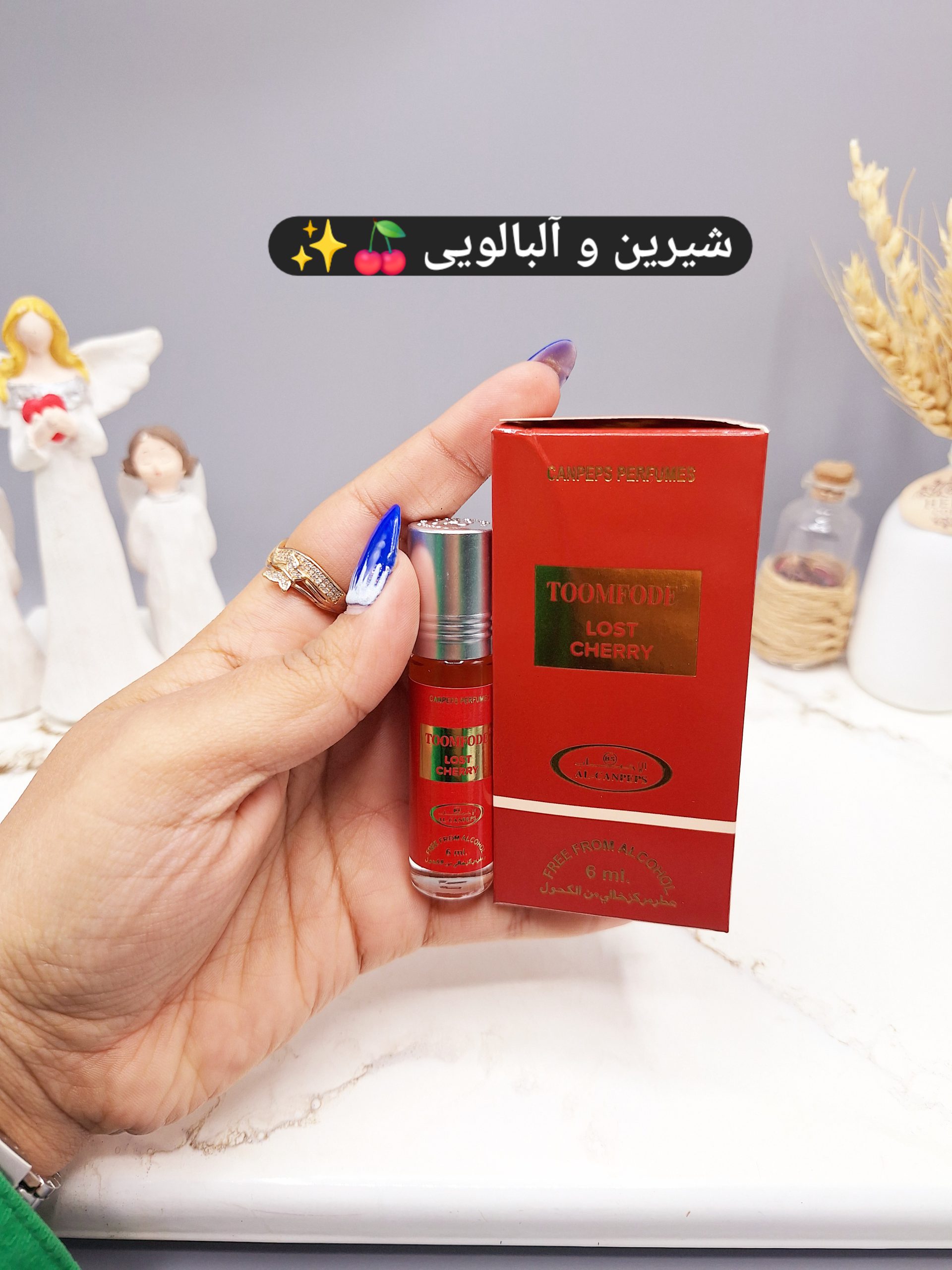 عطر 6 میل بدون الکل مدل TOOM FODE LOST CHERRY زنانه کد 691