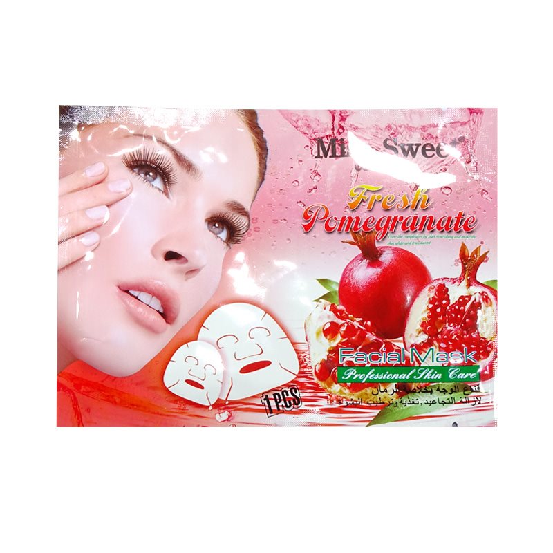 ماسک ورقه ای صورت میس سوییت انار miss sweet | پخش عمده