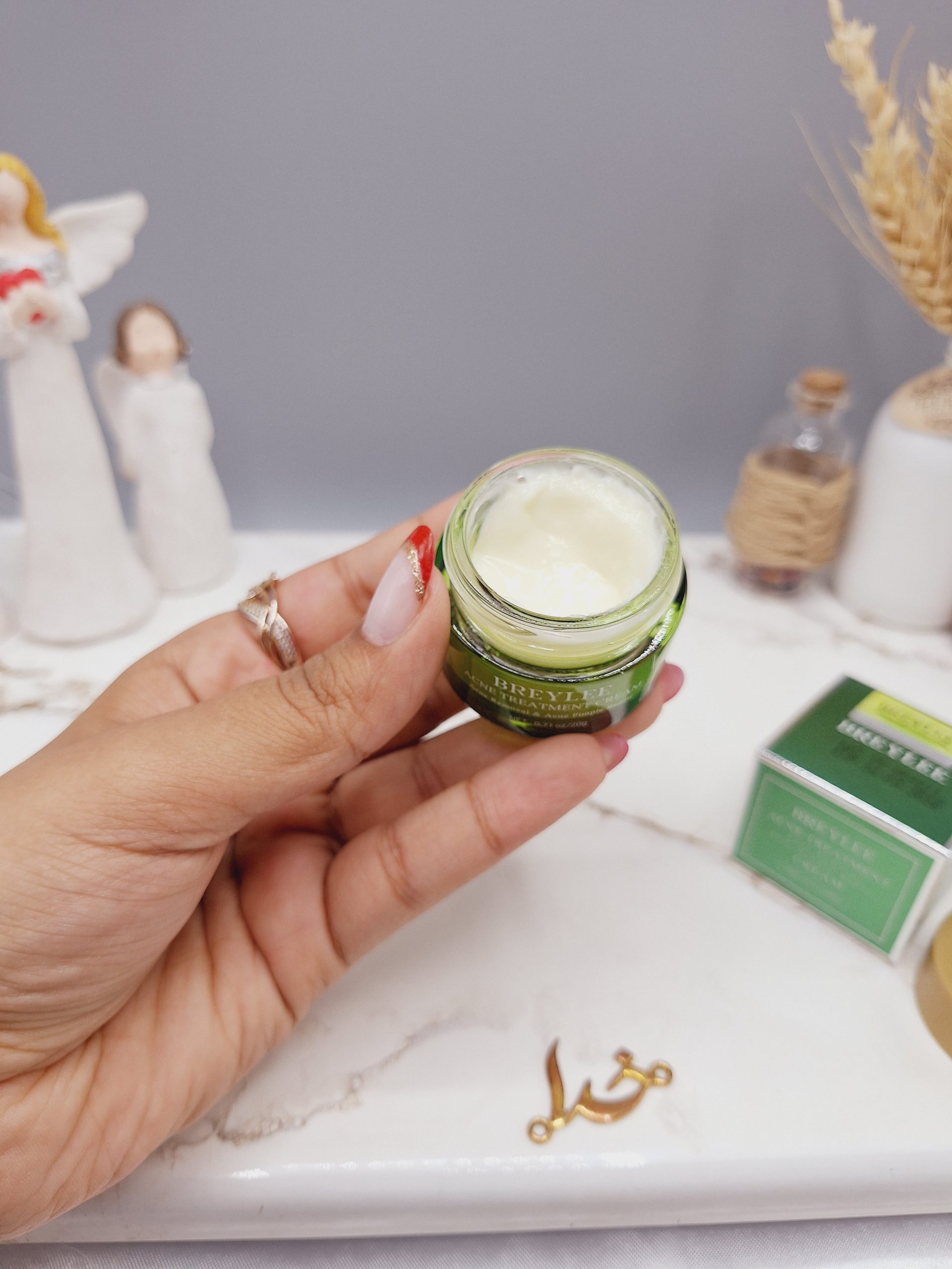 کرم درمان کننده جوش و آکنه چای سبز برند بریلی BREYLEE کد 1589