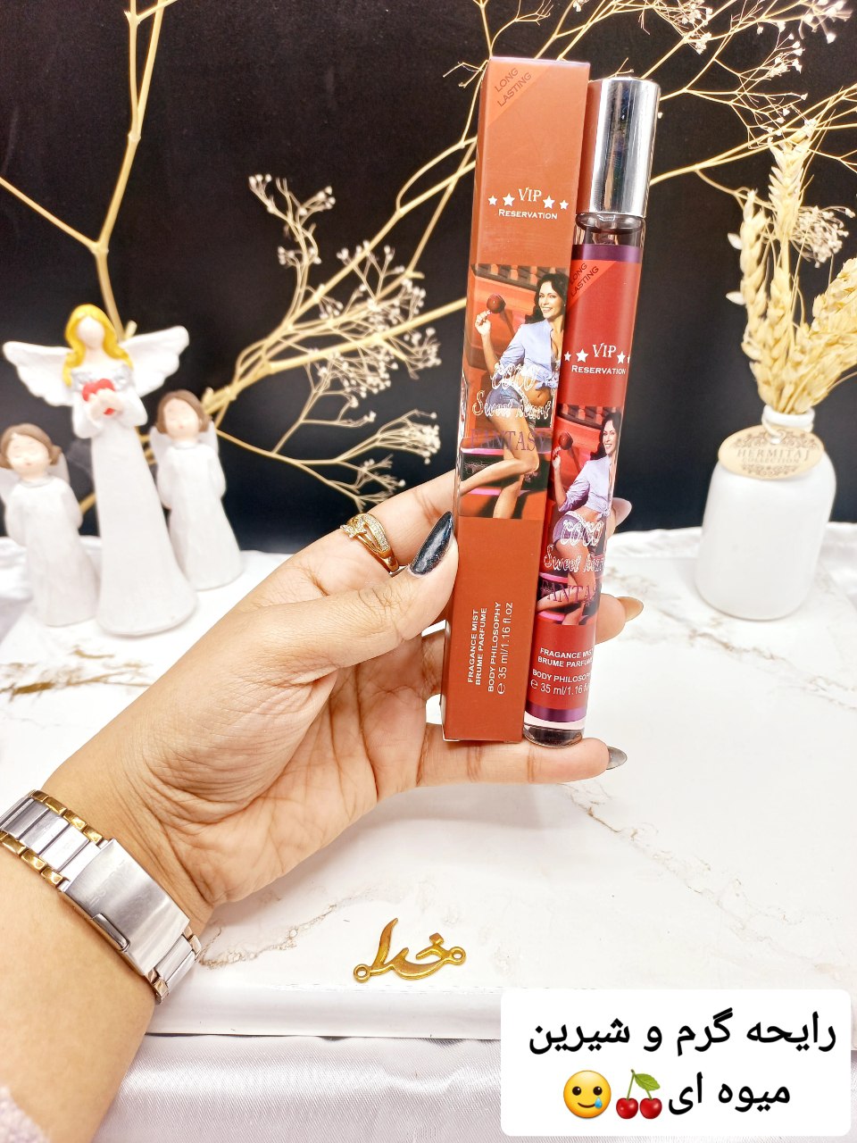 ادکلن زنانه COCO SWEET HEART VIP 35 Ml استوانه ای کد 8874