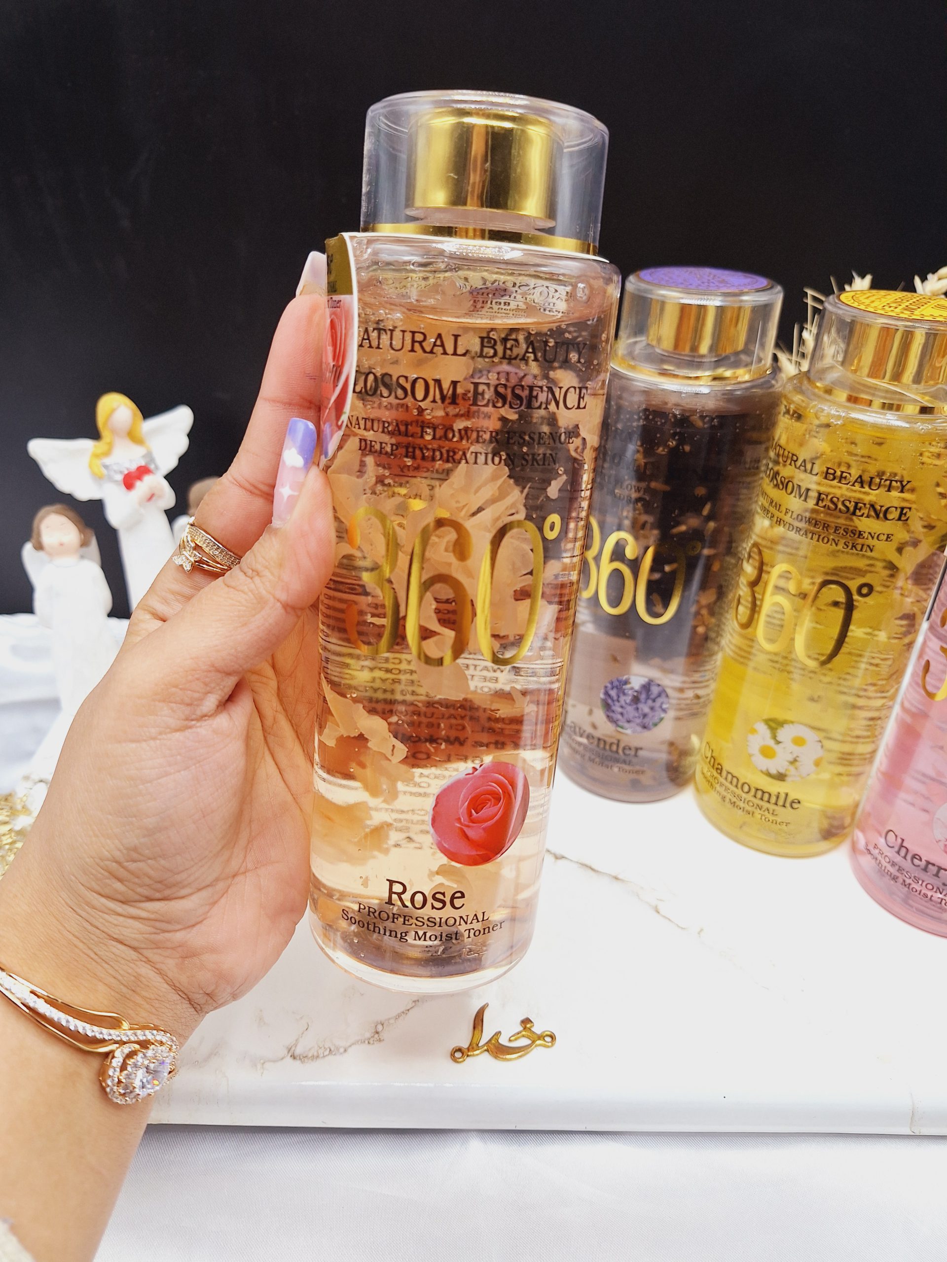 تونر پاک کننده آرایش صورت حجم 500 میل 360 درجه وکالی Wokali کد WKL661