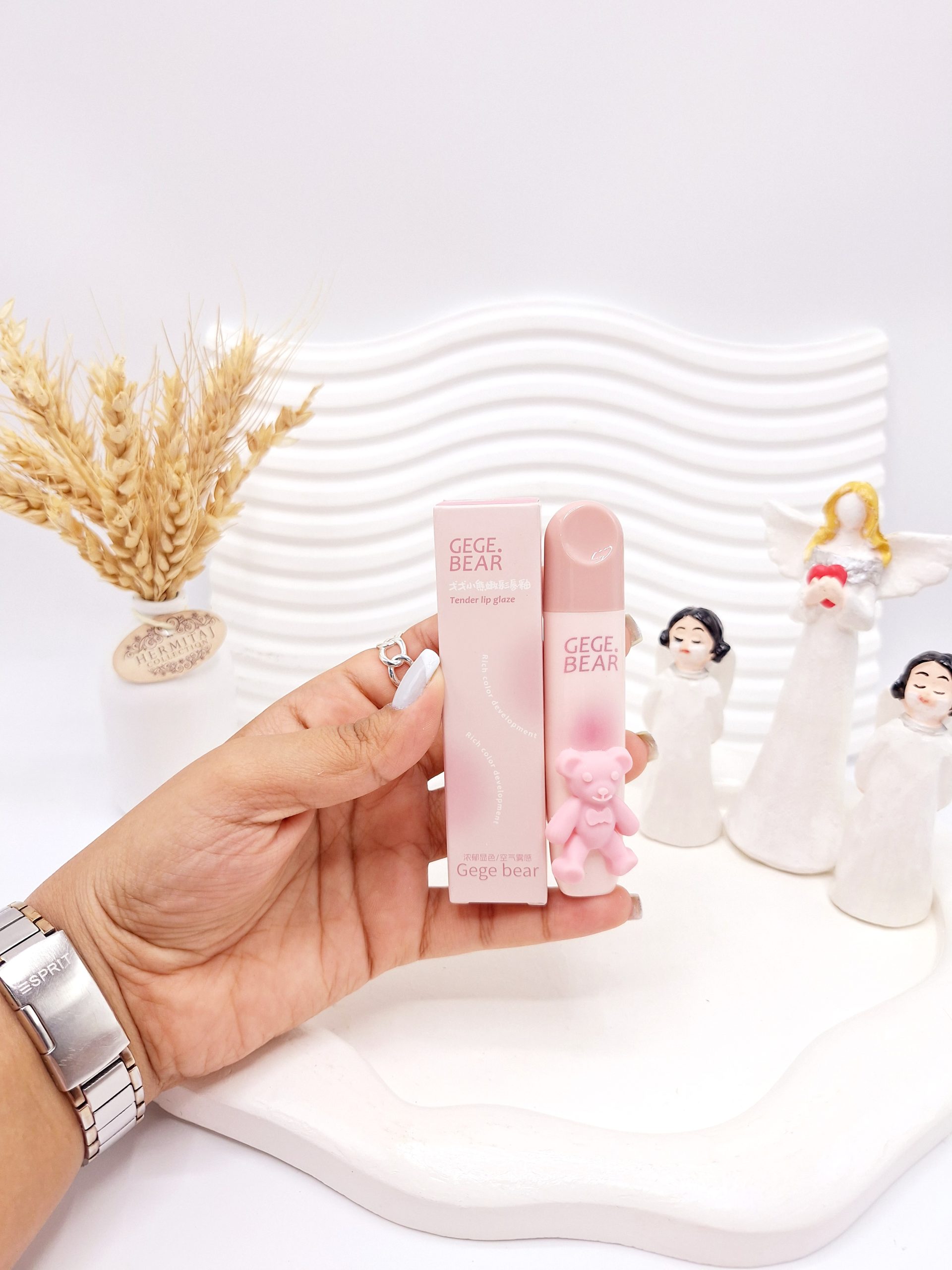 رژ مایع خرسی نود پوکه مخملی Gege bear کد9221( مدل جدید)