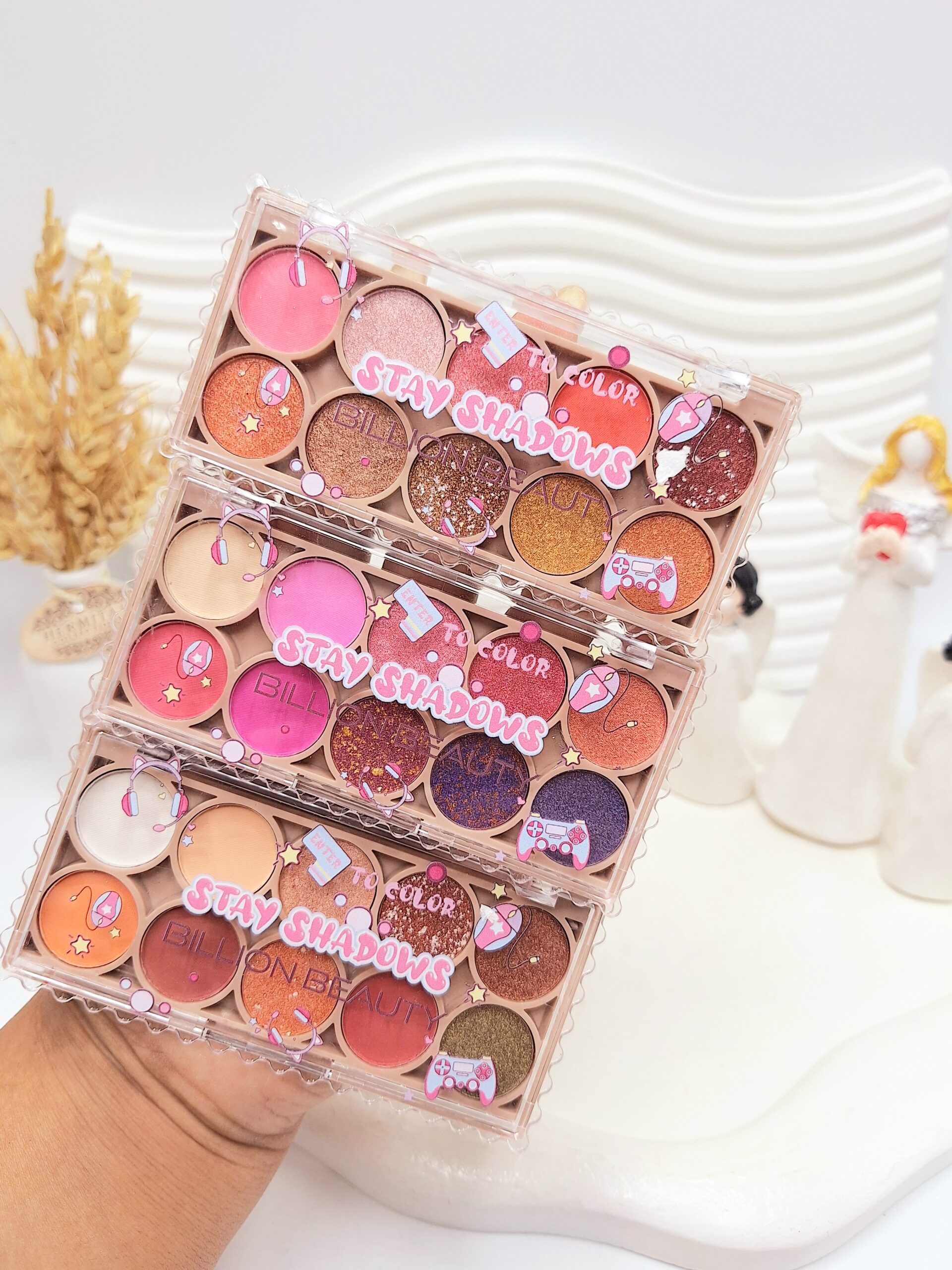 پالت سایه چشم 10 رنگ BILLION BEAUTY کد 0435