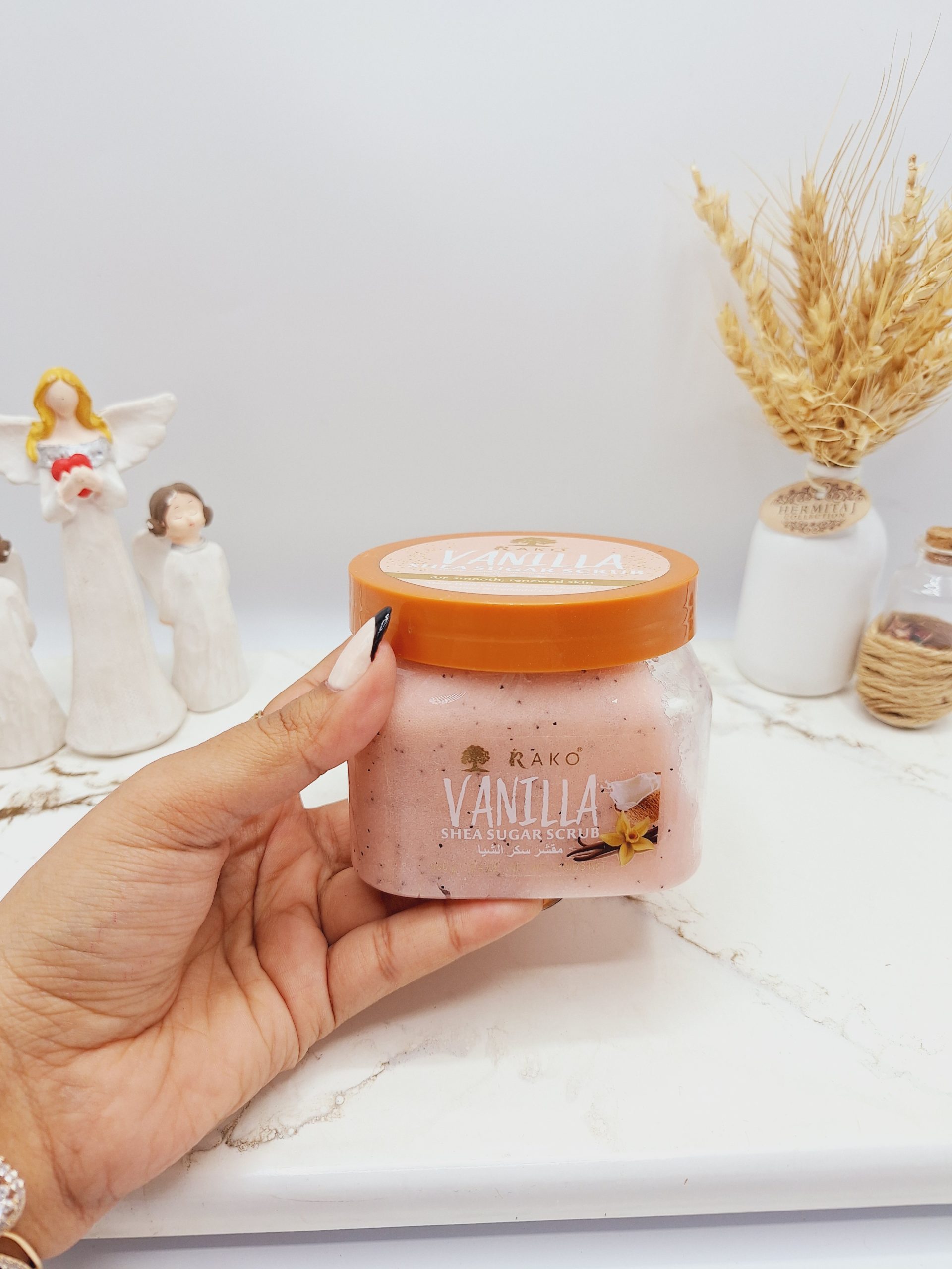 اسکراب شنی رایحه وانیل برند راکو فوق العاده با کیفیت کد 1308